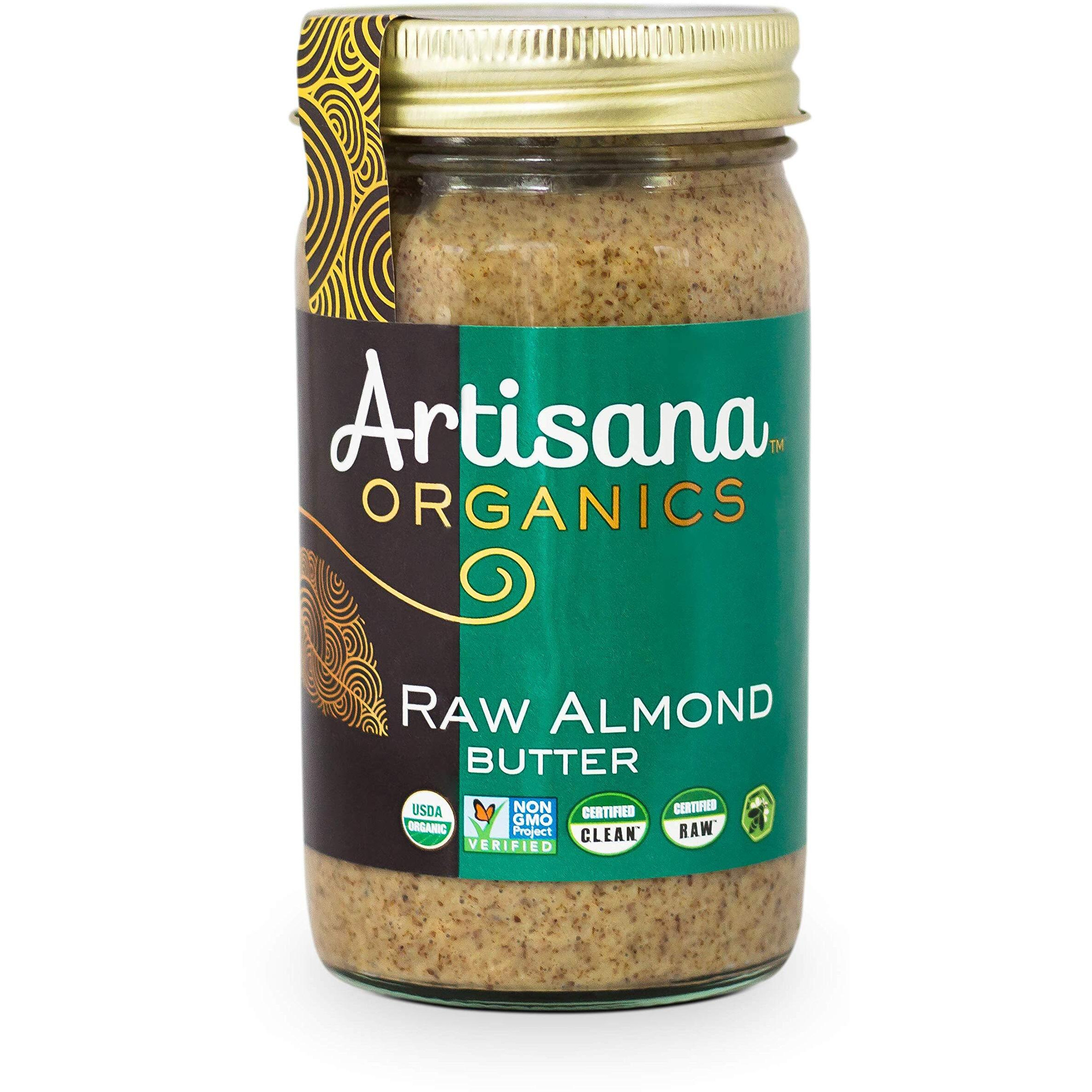 Artisana Organics Non Gmo Raw Almond Butter, 14 Oz (6 Pack)