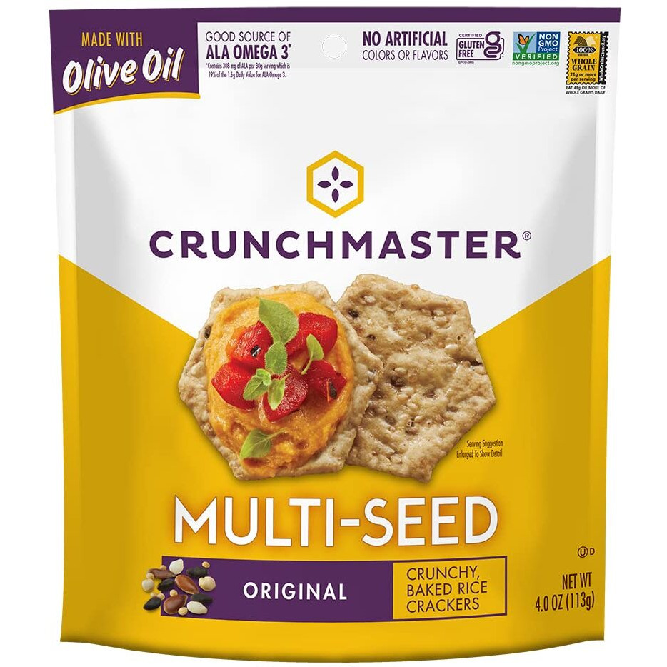 Crunchmaster Multi-Seed Crackers, Original, 4 Ounce