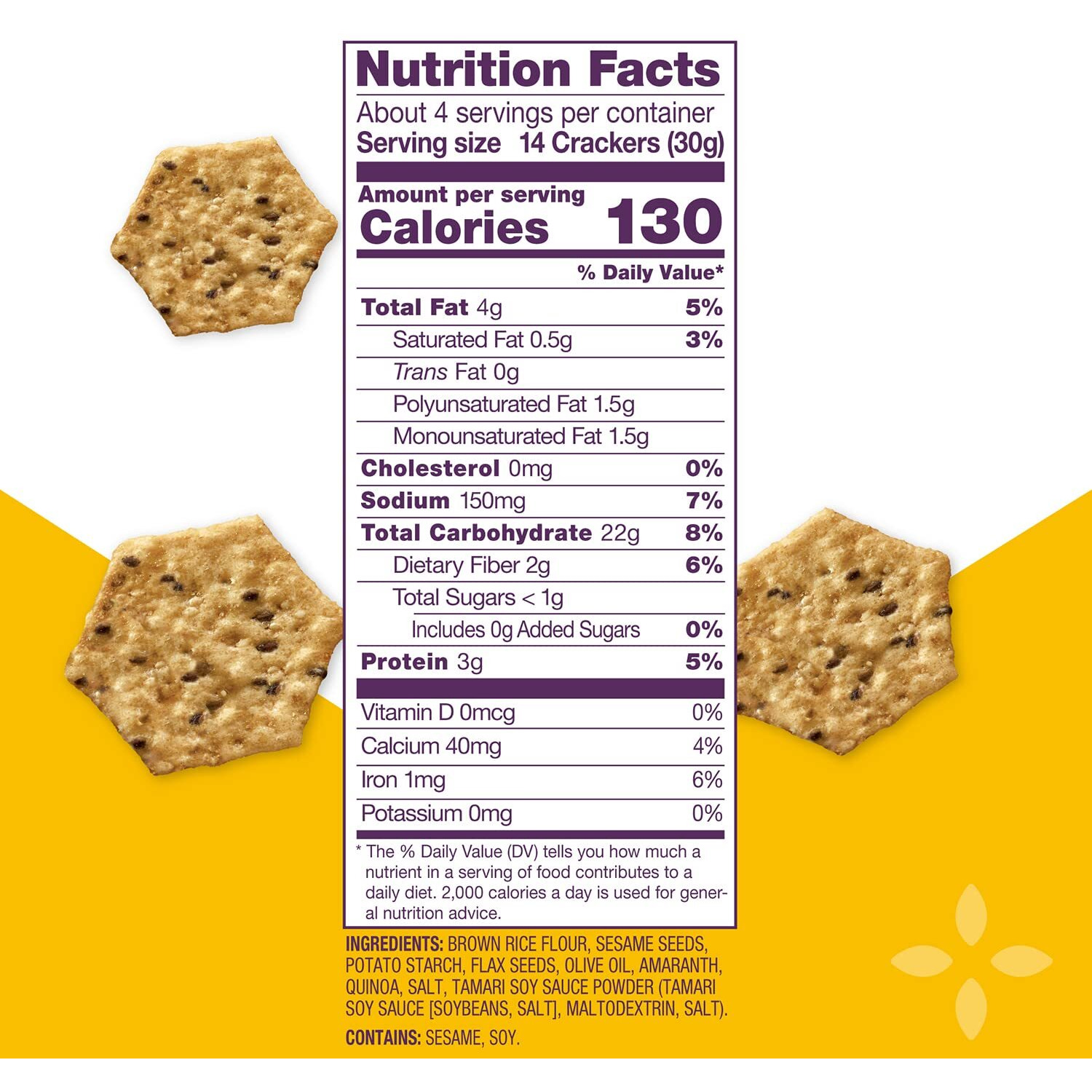 Crunchmaster Multi-Seed Crackers, Original, 4 Ounce