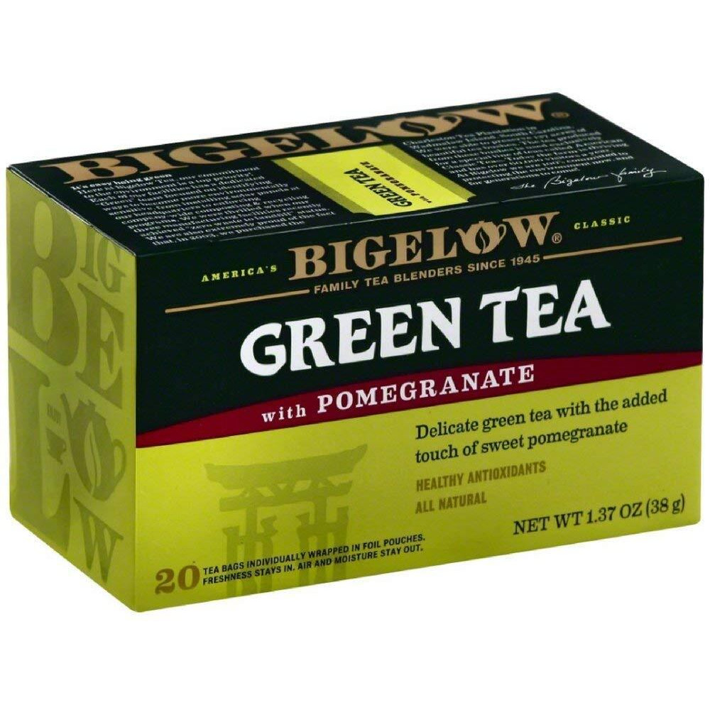Bigelow Tea Green With Pomegranate 20 Bags (Pack Of 3)