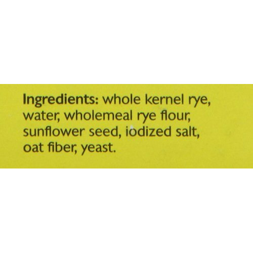 Mestemacher Bread Sunflower Seed, 17.6-Ounce (Pack Of 6)