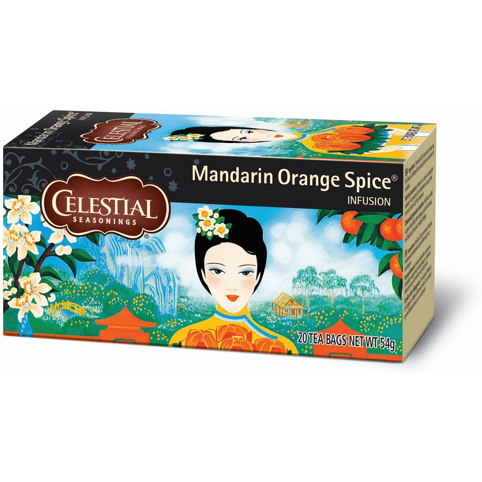 Celestial Seasonings Tea Herb Mandarin Orange Spice Bag, 20 Ct
