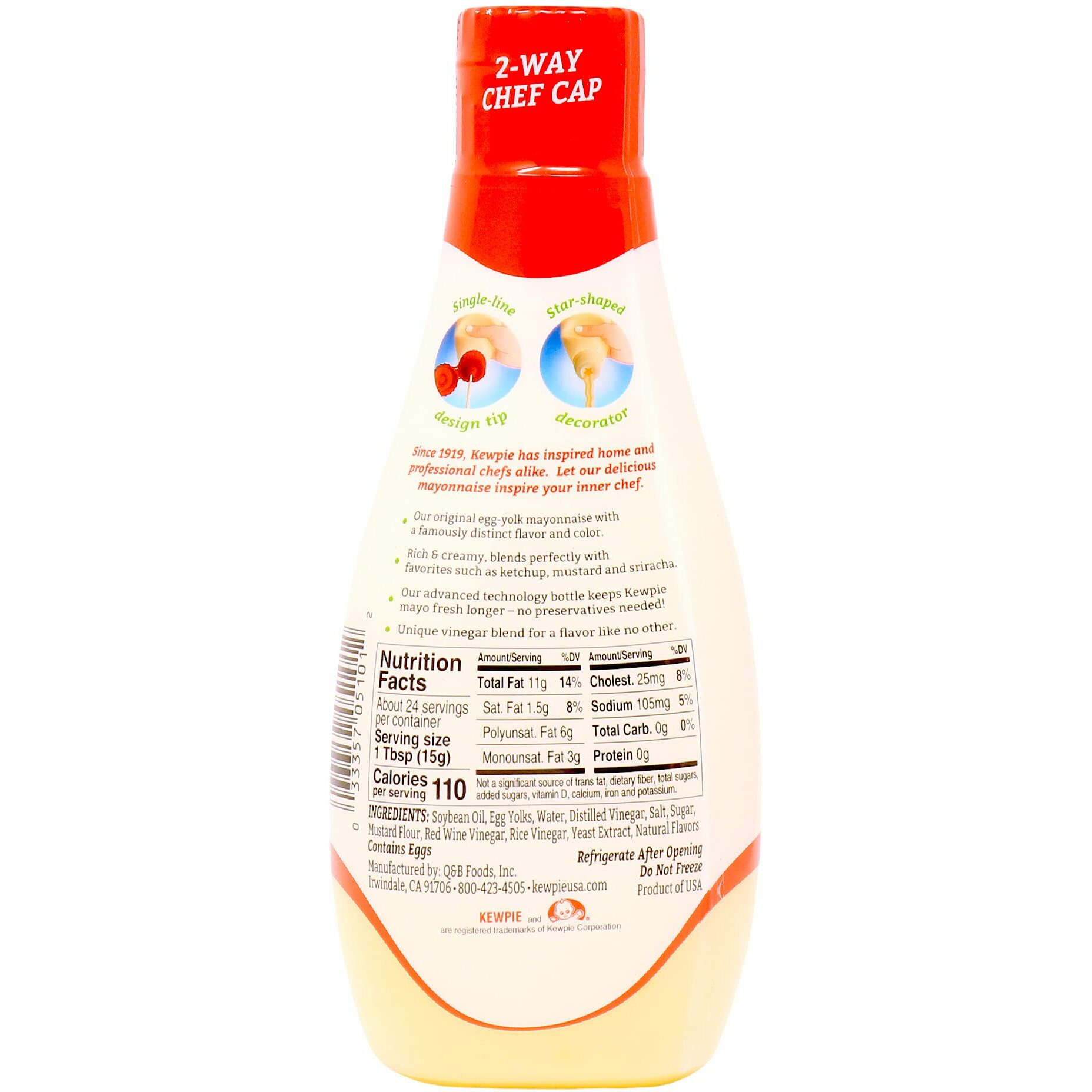 Kewpie Squeeze Mayonnaise, 12 Ounce