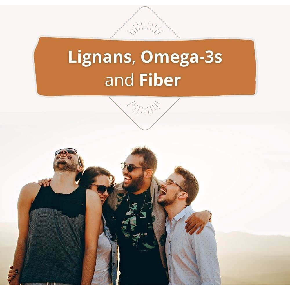 Garden Of Life 100% Organic Ground Flax Seed, Cold Milled Premium Golden Flaxseed Meal For Women And Men, 2G Omega 3, Lignans, 3G Fiber, 3G Protein, One Ingredient, Preservative Free, 28 Servings