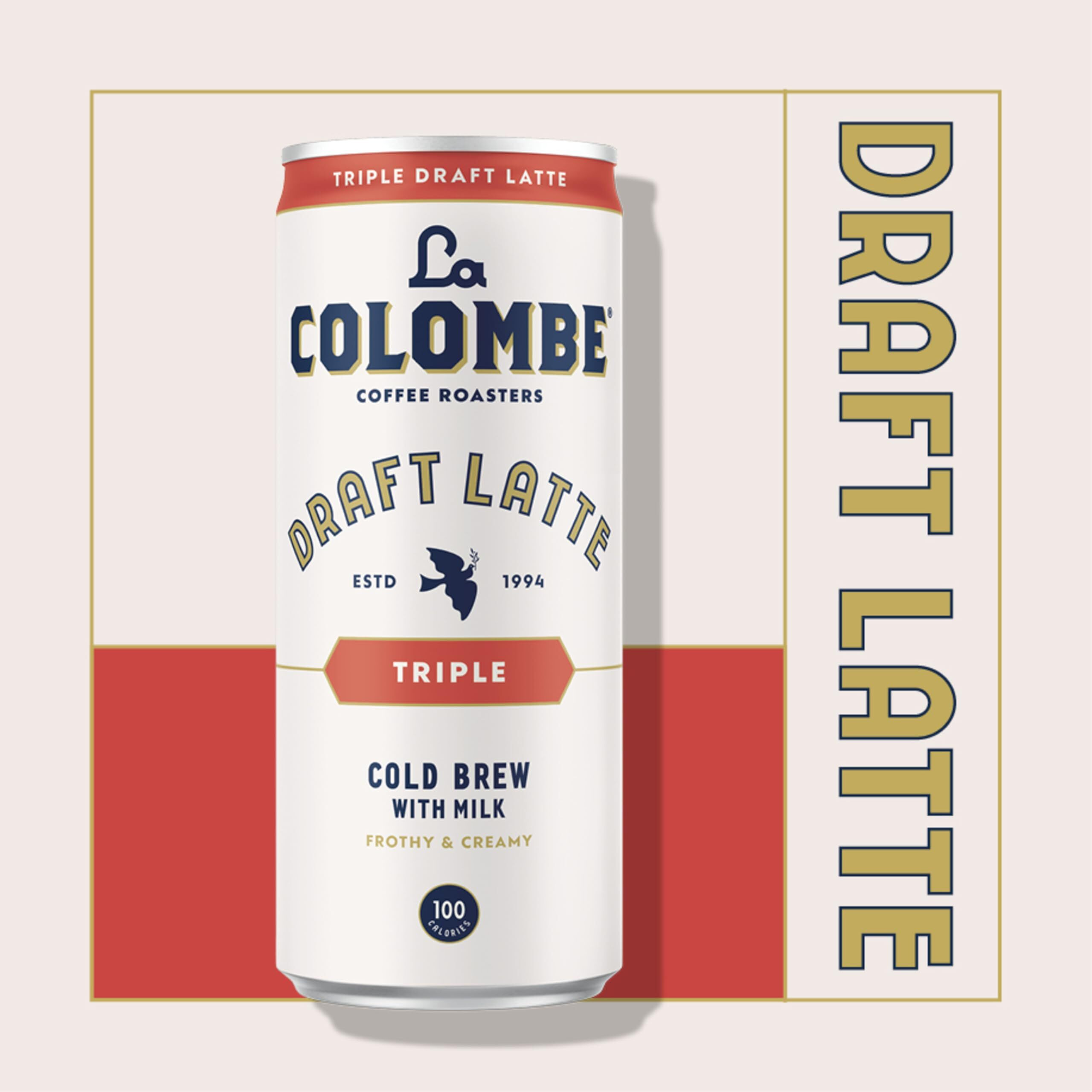 La Colombe Triple Draft Latte - 9 Fluid Ounce, 4 Count - 3 Shots Of Cold-Pressed Espresso And Frothed Milk - Made With Real Ingredients - Grab And Go Coffee