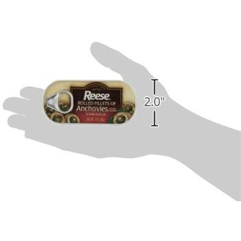 Reese Rolled Anchovies, 2 Ounce Tins (Pack Of 10)