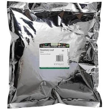 Frontier Co-Op Fancy Rosemary Leaf, Whole, 1-Pound Bulk, Pungent, Herbaceous, Fresh Earthy Taste & Aroma, Kosher
