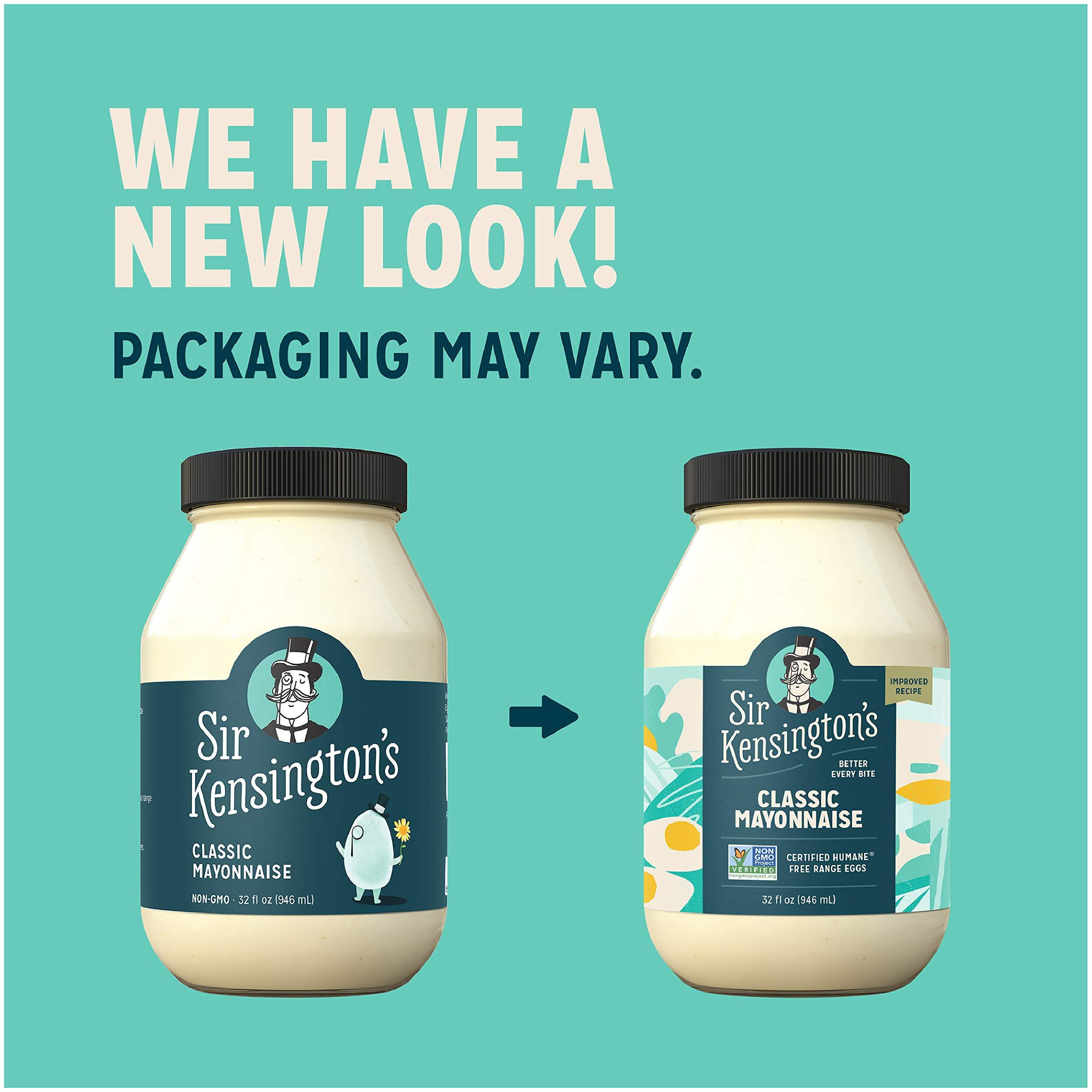 Sir Kensington's Mayonnaise Classic Non-Gmo Project Verified Gluten Free 32 Oz
