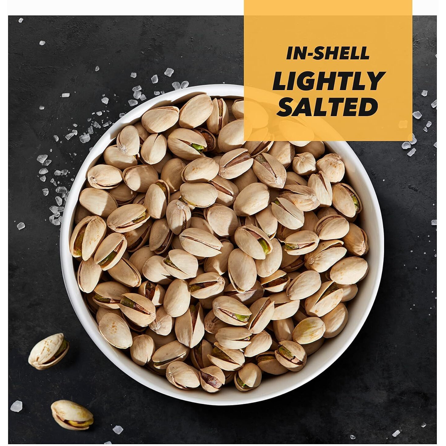 Wonderful Pistachios In Shell, Lightly Salted Nuts, 16 Ounce Resealable Bag, Protein Snacks, Gluten Free, Healthy Snacks
