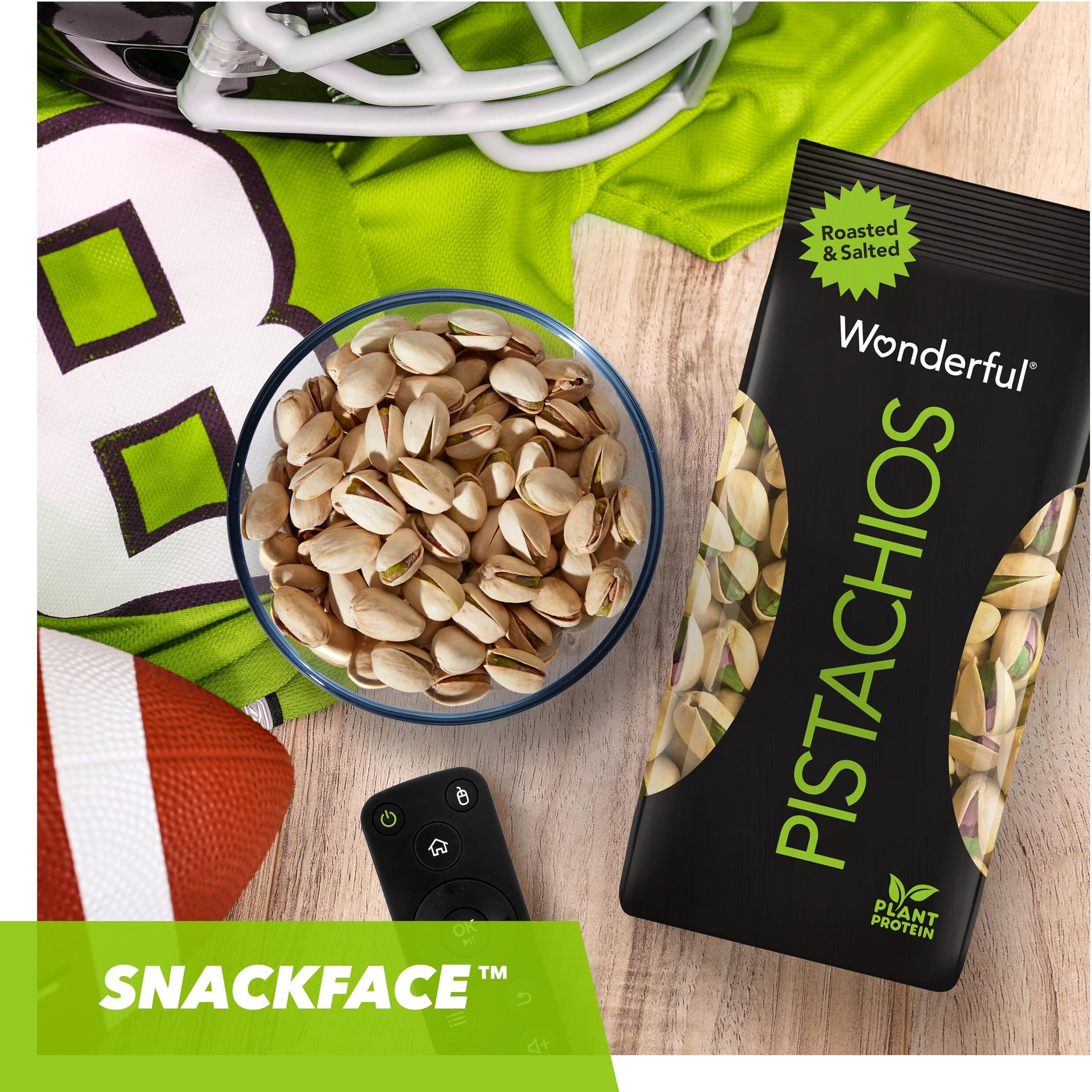 Wonderful Pistachios In Shell, Roasted And Salted Nuts, 8 Ounce Bag, Healthy Snack, Protein Snack, Pantry Staple