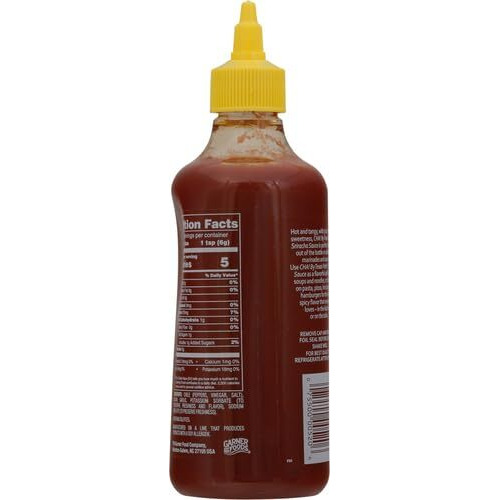 Texas Pete Sriracha Cha Hot Chile Sauce, 18 Oz