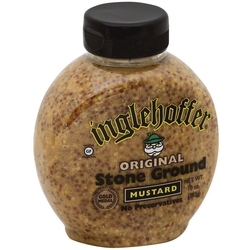 Inglehoffer, Stone Ground Mustard, 10Oz Bottle (Pack Of 2)
