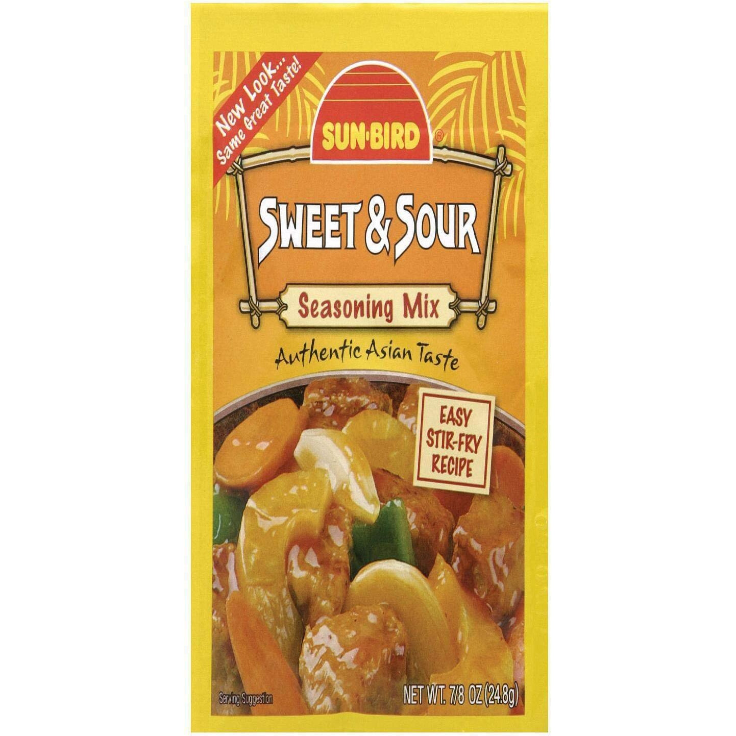 Sunbird Sweet And Sour Seasoning Mix .87 Ounce (4 Pack)