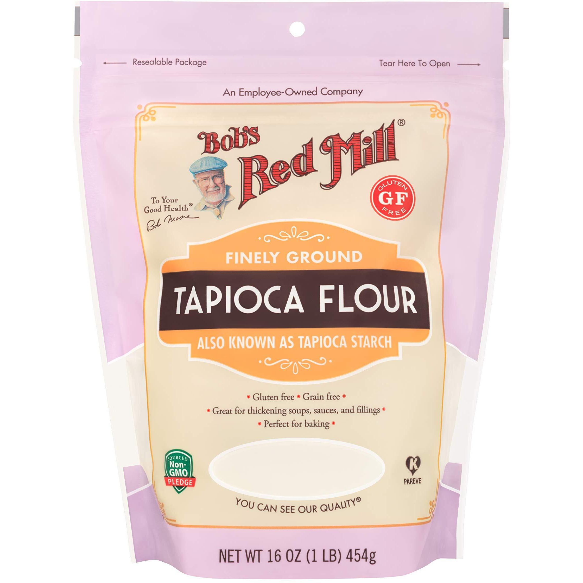 Bob's Red Mill Tapioca Flour, 16 Oz (Pack Of 1) - Non Gmo, Gluten Free, Vegan, Paleo Friendly, Kosher