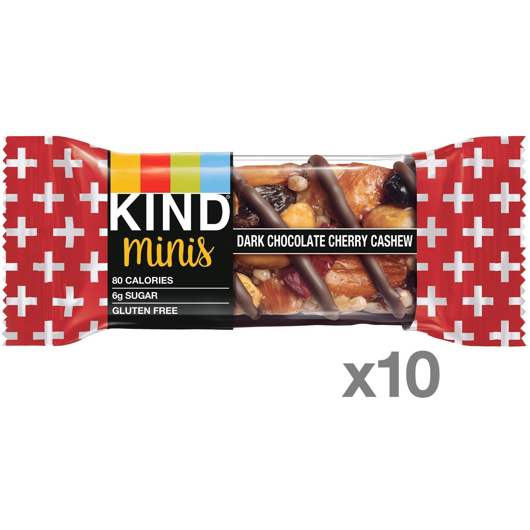 Kind Minis, Dark Chocolate Cherry Cashew, 7 Oz (Pack Of 10)