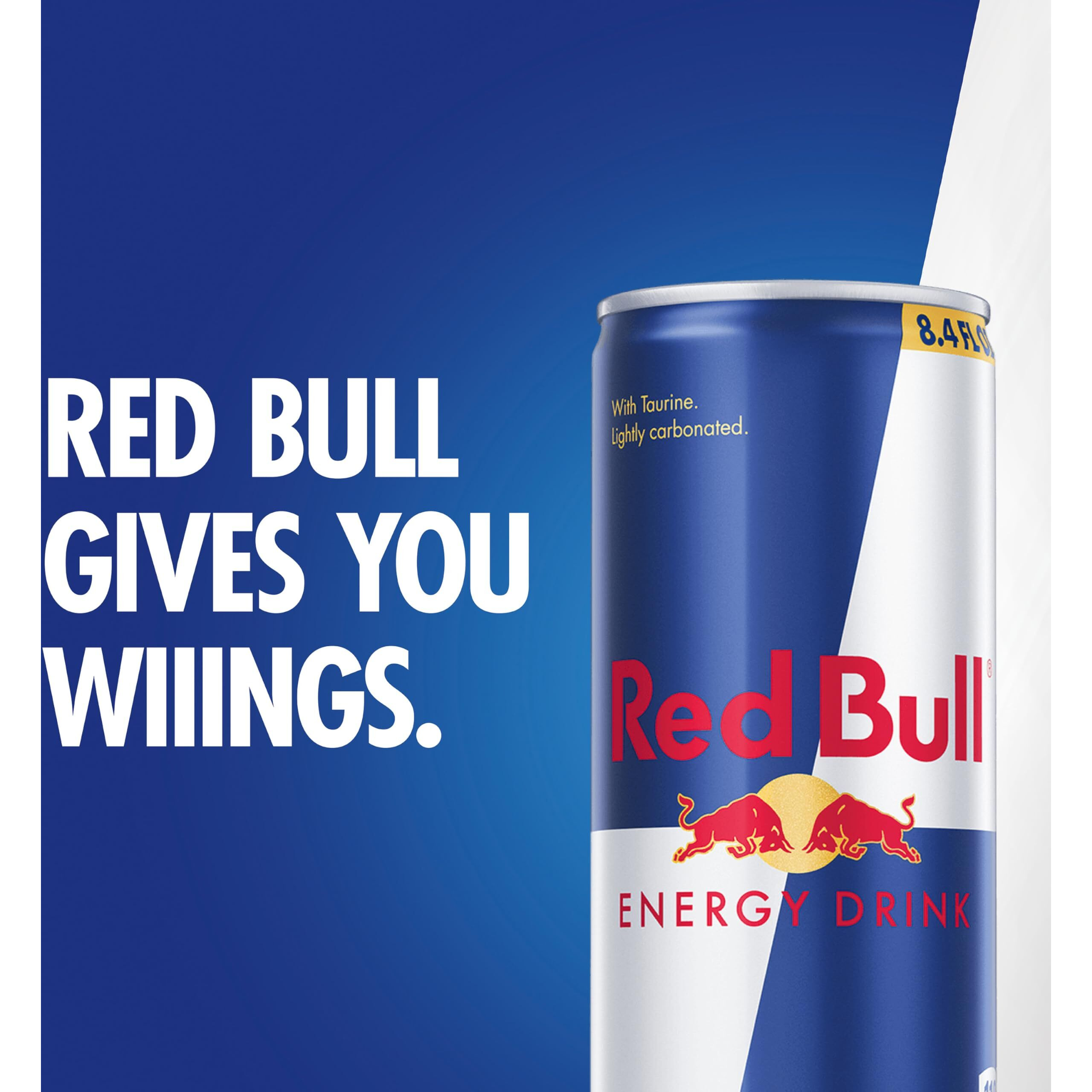 Red Bull Energy Drink With 80Mg Caffeine Plus Taurine & B Vitamins, 8.4 Fl Oz, Pack Of 24 Cans