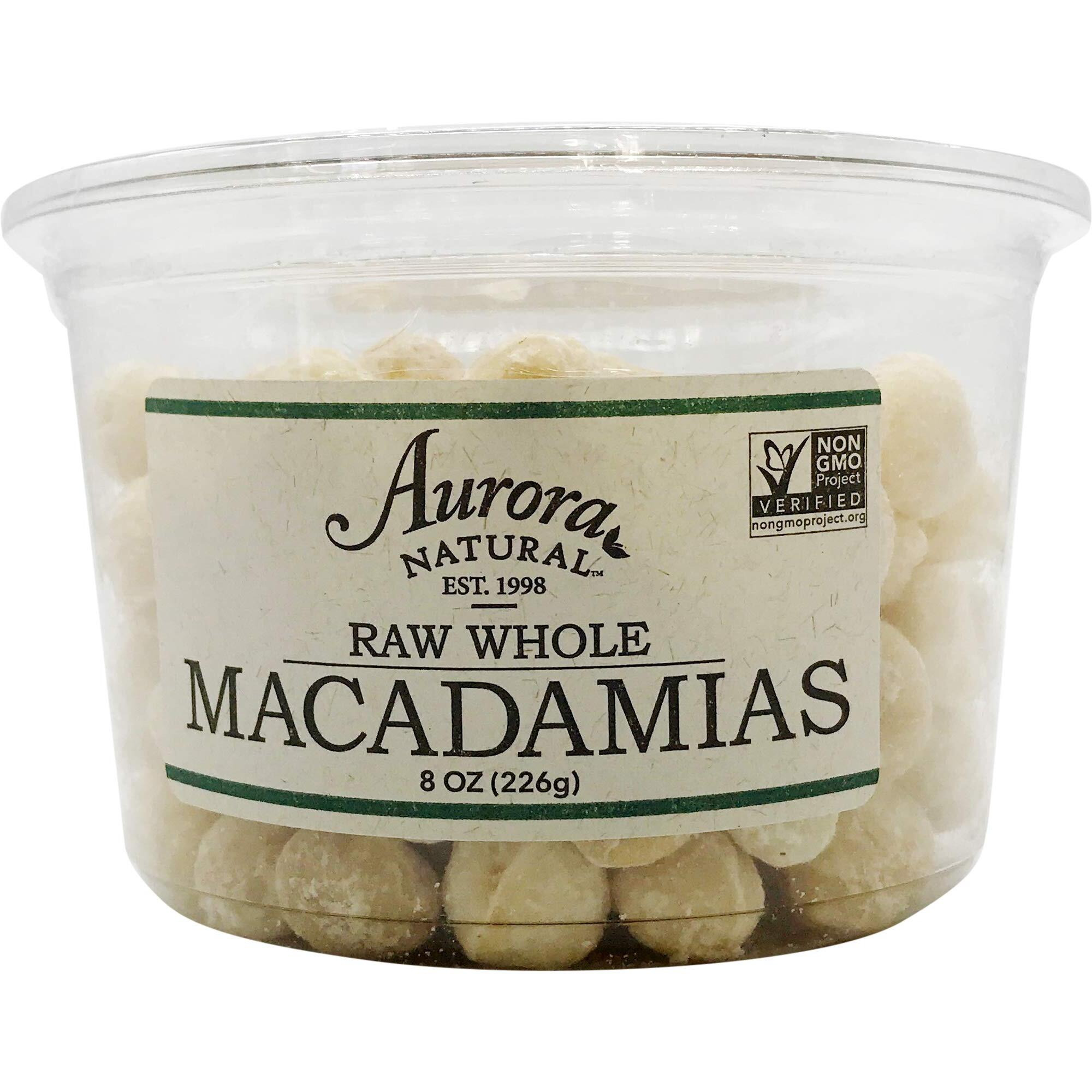 Aurora Products Macadamia Nuts, Raw, 8 Oz