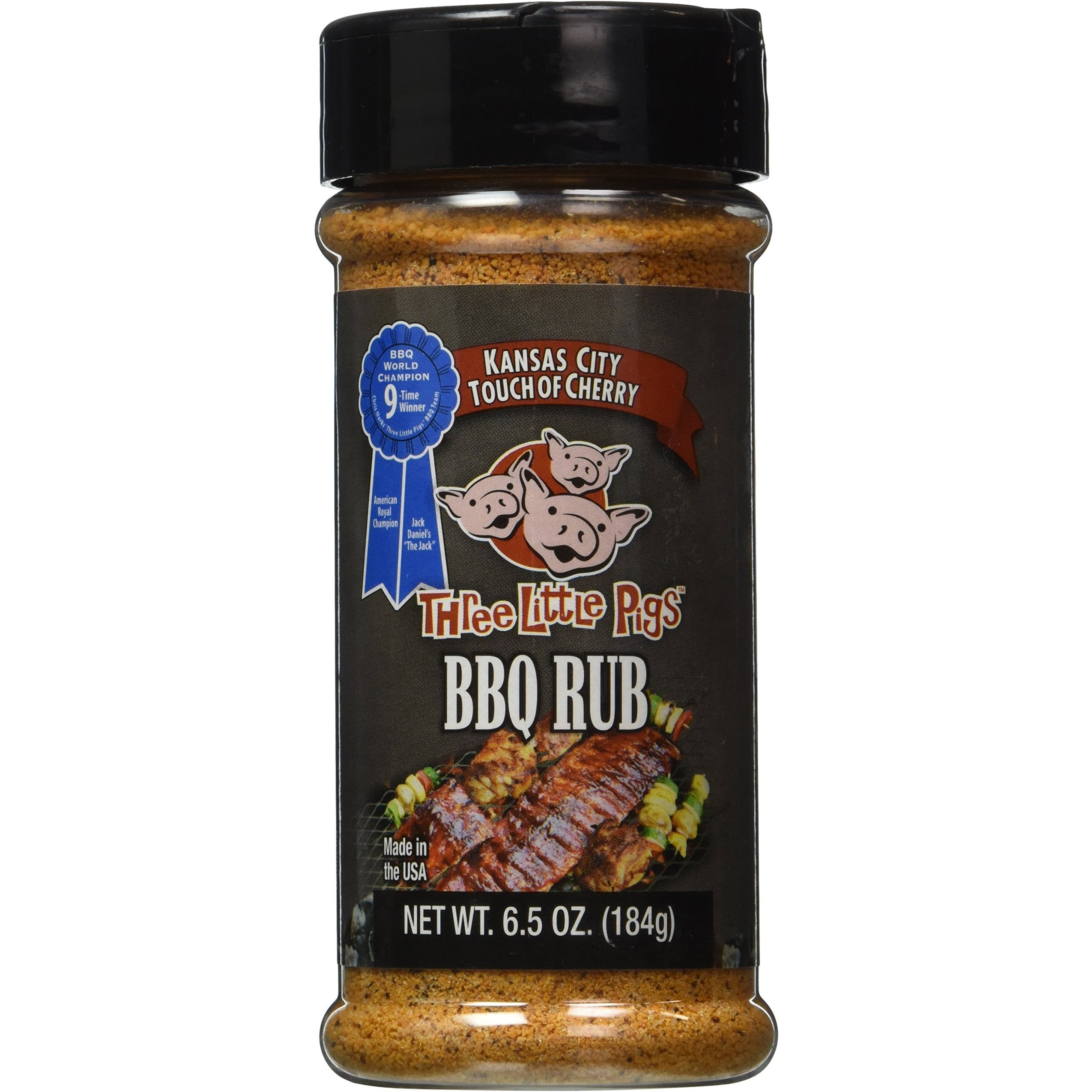 Three Little Pigs Kansas City Touch Of Cherry Rub 6.5 Ounce