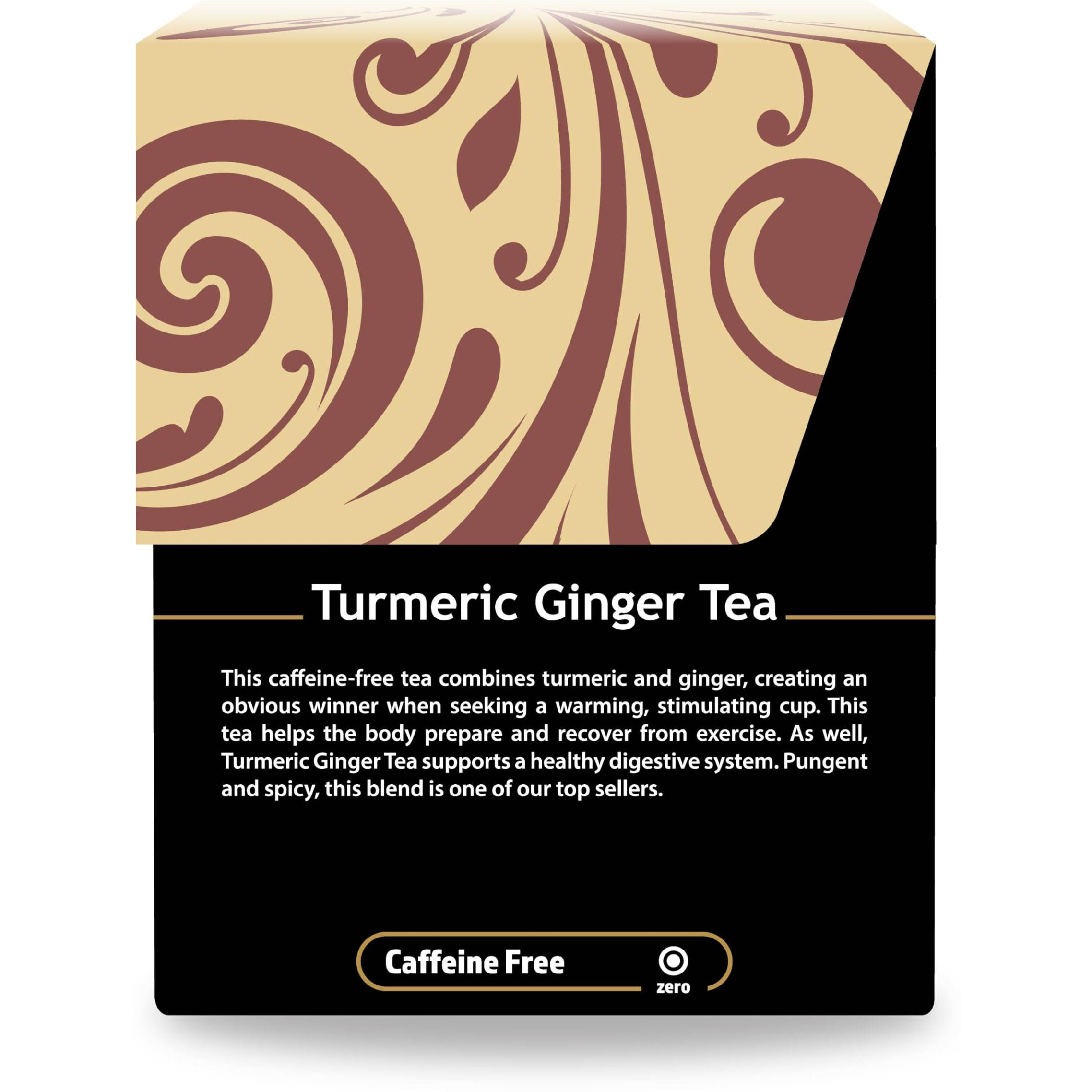 Buddha Teas Organic Turmeric Ginger Tea - Ou Kosher, Usda Organic, Ccof Organic, 18 Bleach-Free Tea Bags
