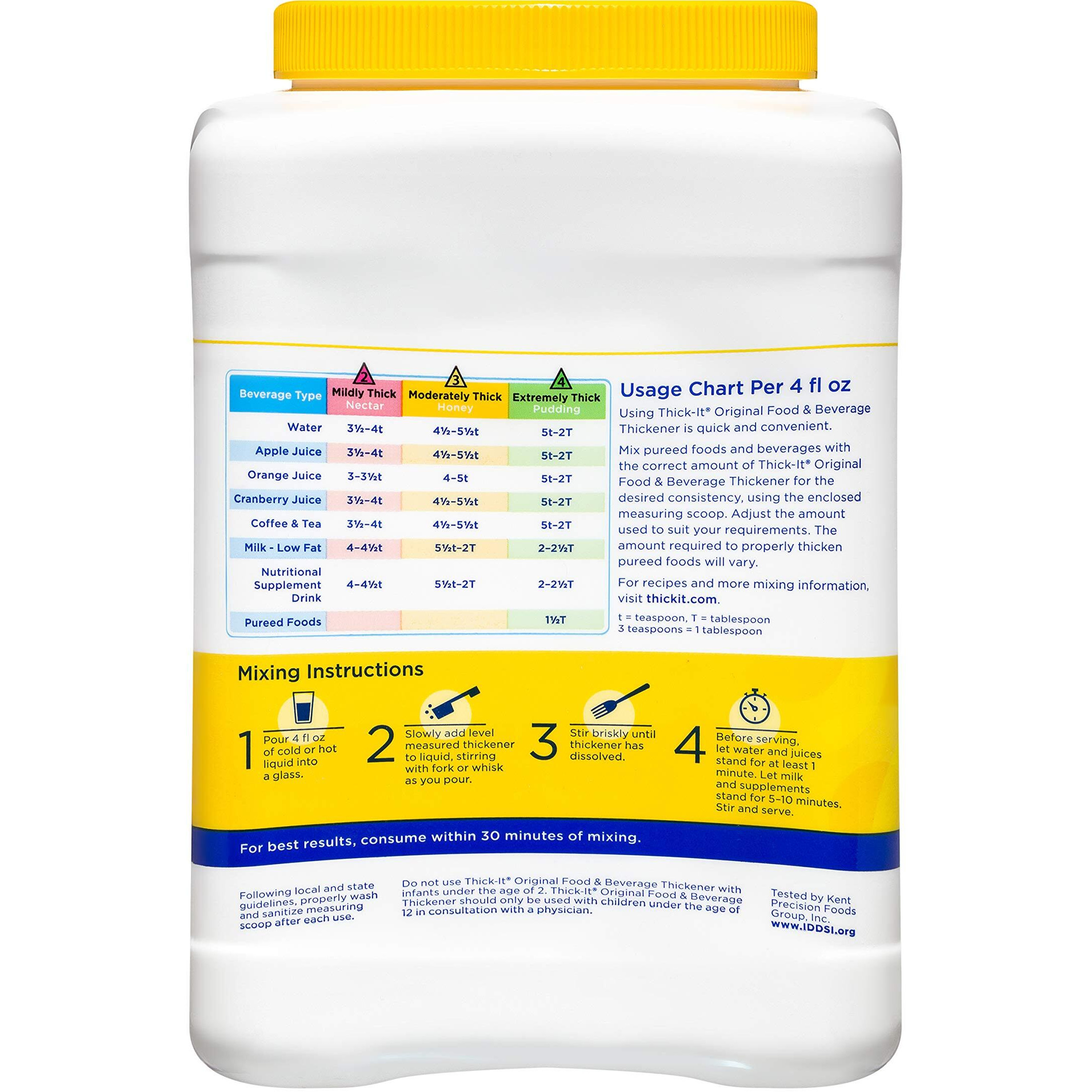 Thick-It Original Food Beverage Thickener Canister, 36 Oz