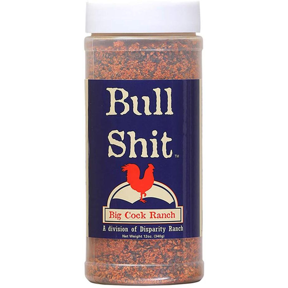 Bullshit Steak Seasoning From Big Cock Ranch 12 Ounce (Pack Of 3)