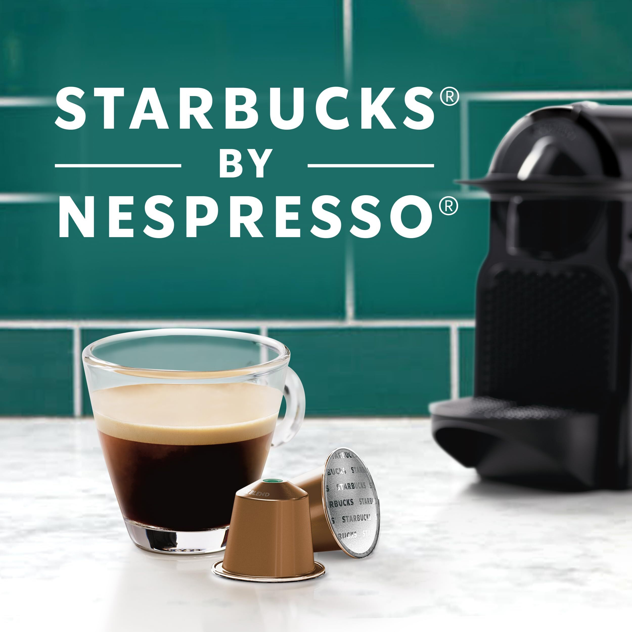Starbucks By Nespresso Original Line, House Blend, Medium Roast Coffee, 50-Count Espresso Pods
