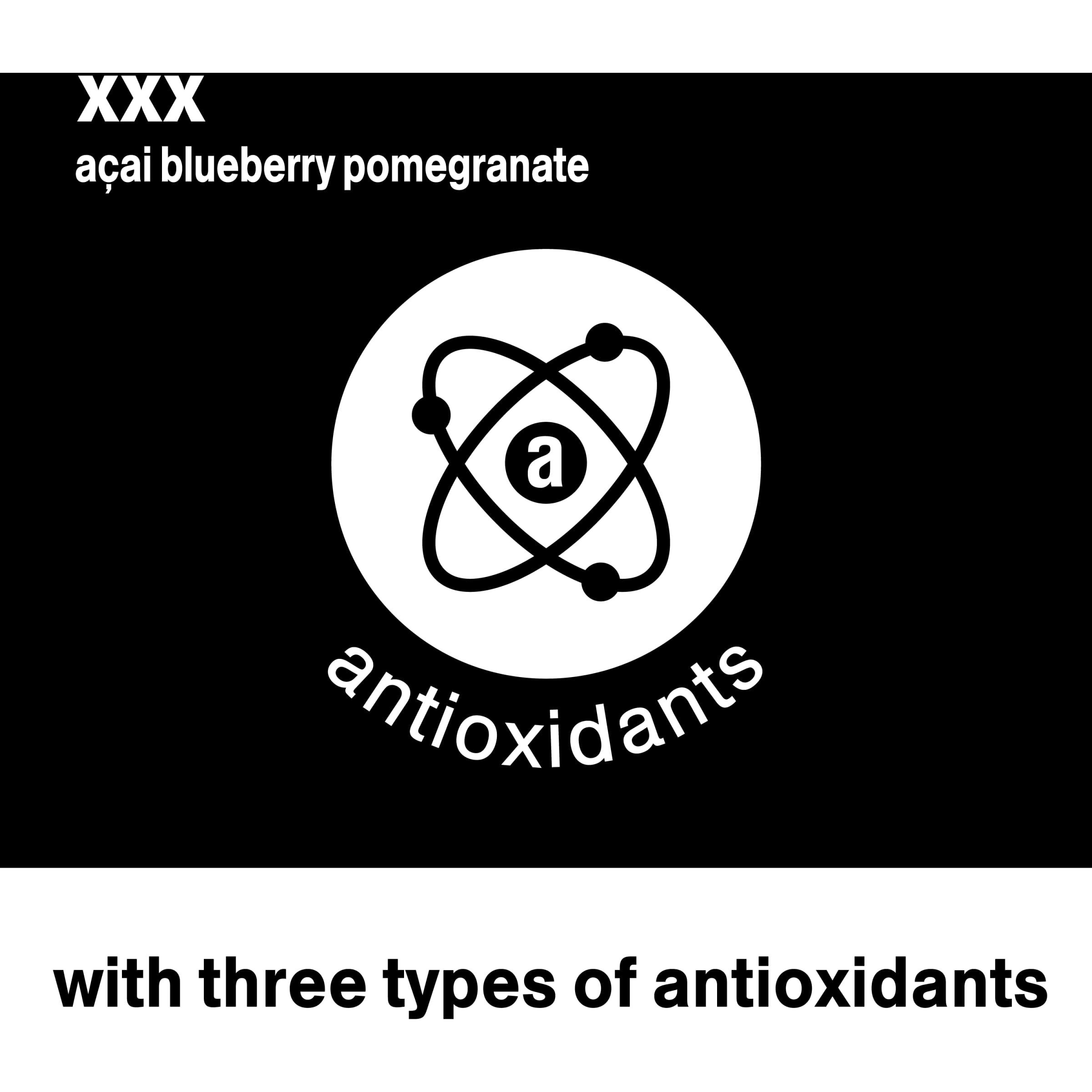 Vitaminwater Xxx, Electrolyte Enhanced Water W/Vitamins, Aai-Blueberry-Pomegranate Drinks, 20 Fl Oz, 12 Pack