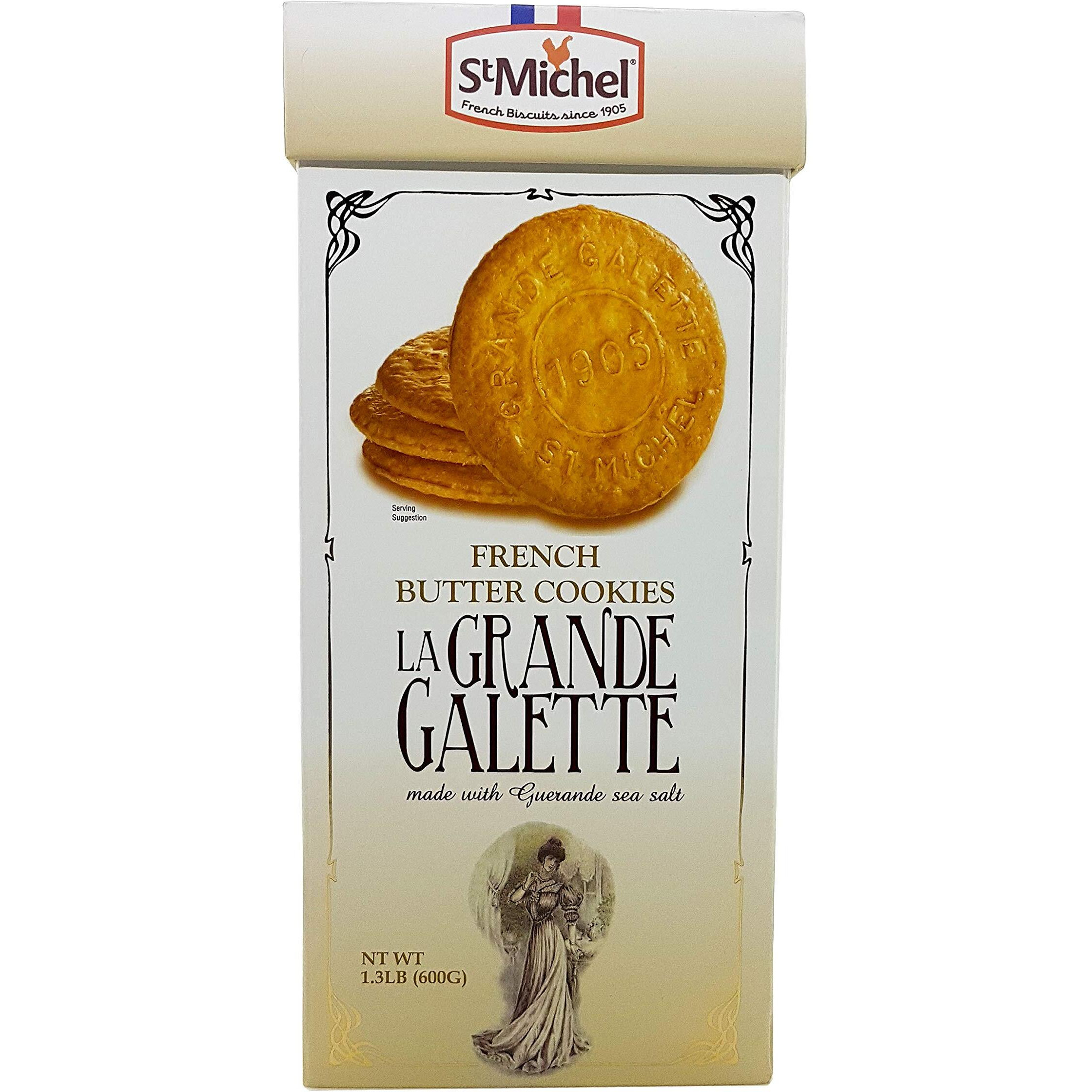 St. Michel La Grande Galette French Butter Cookies, 1.3 Pounds