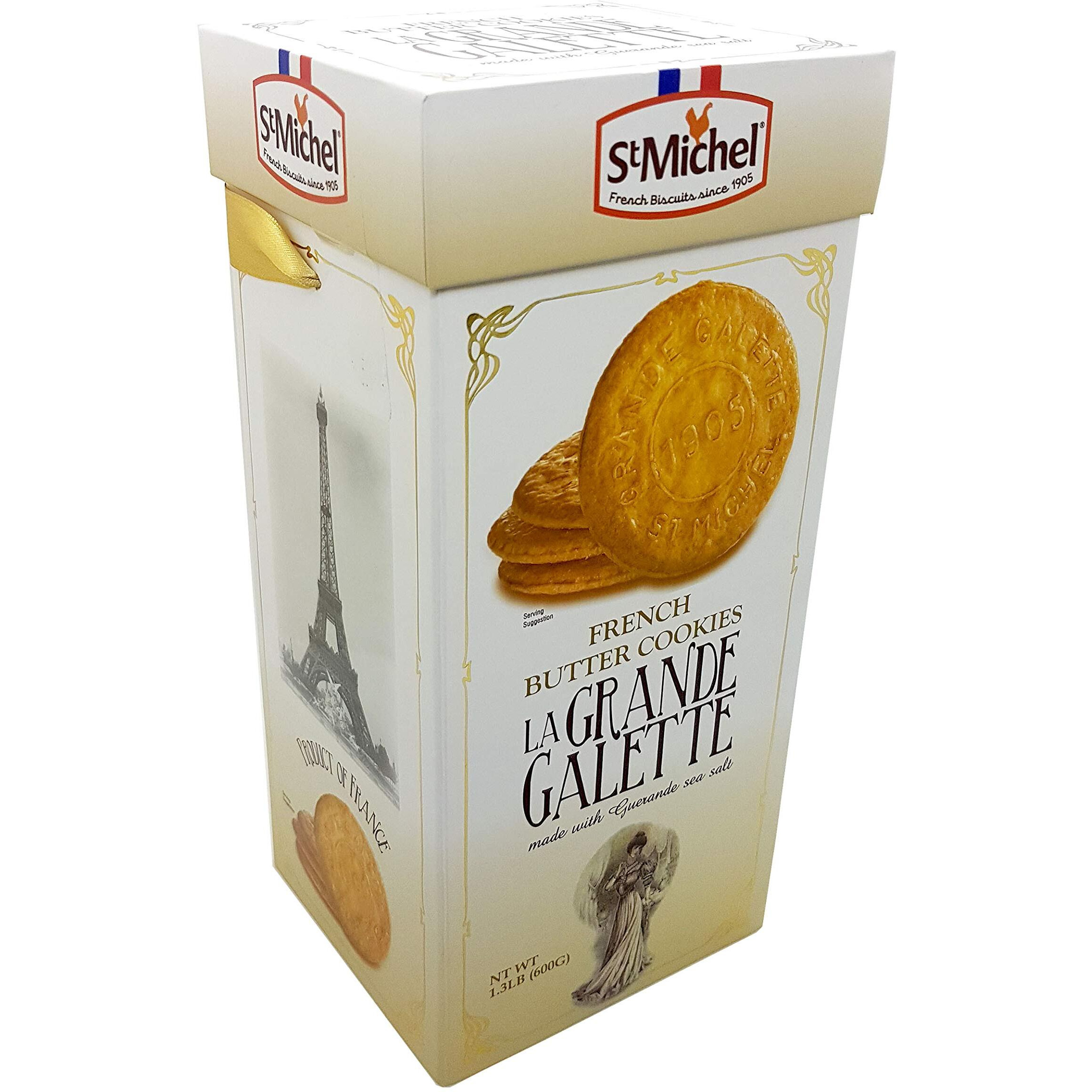St. Michel La Grande Galette French Butter Cookies, 1.3 Pounds