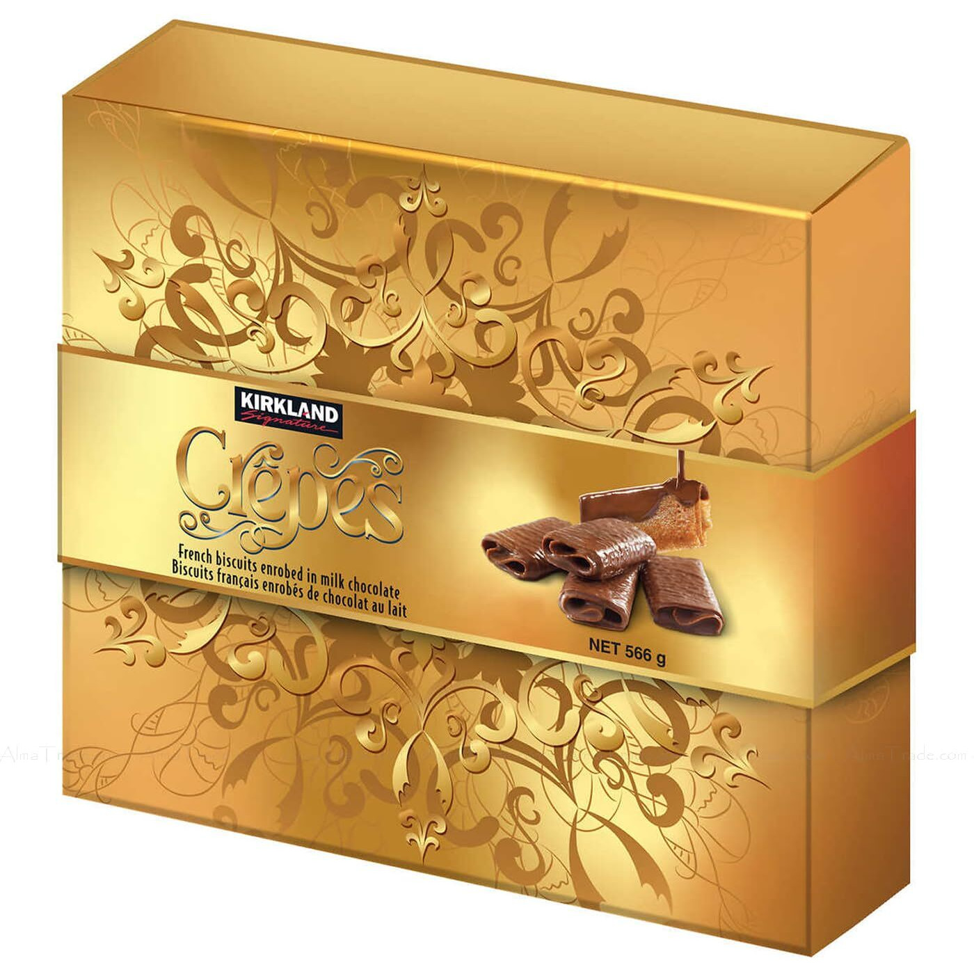 Kirkland Signature Crepes Biscuits With Chocolate 19.97 Oz, 20 Oz, Red / Blue