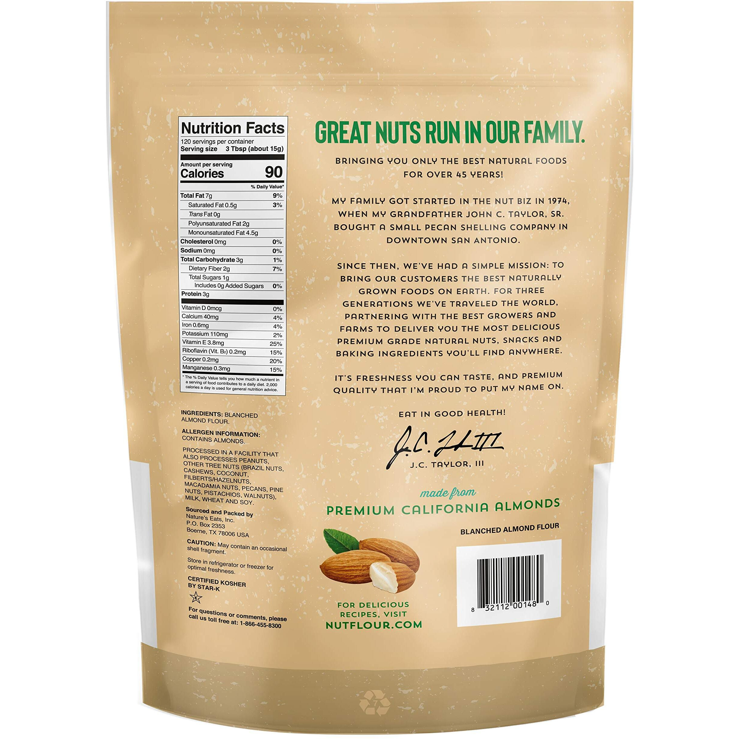 Nature's Eats Blanched Almond Flour, 64 Ounce