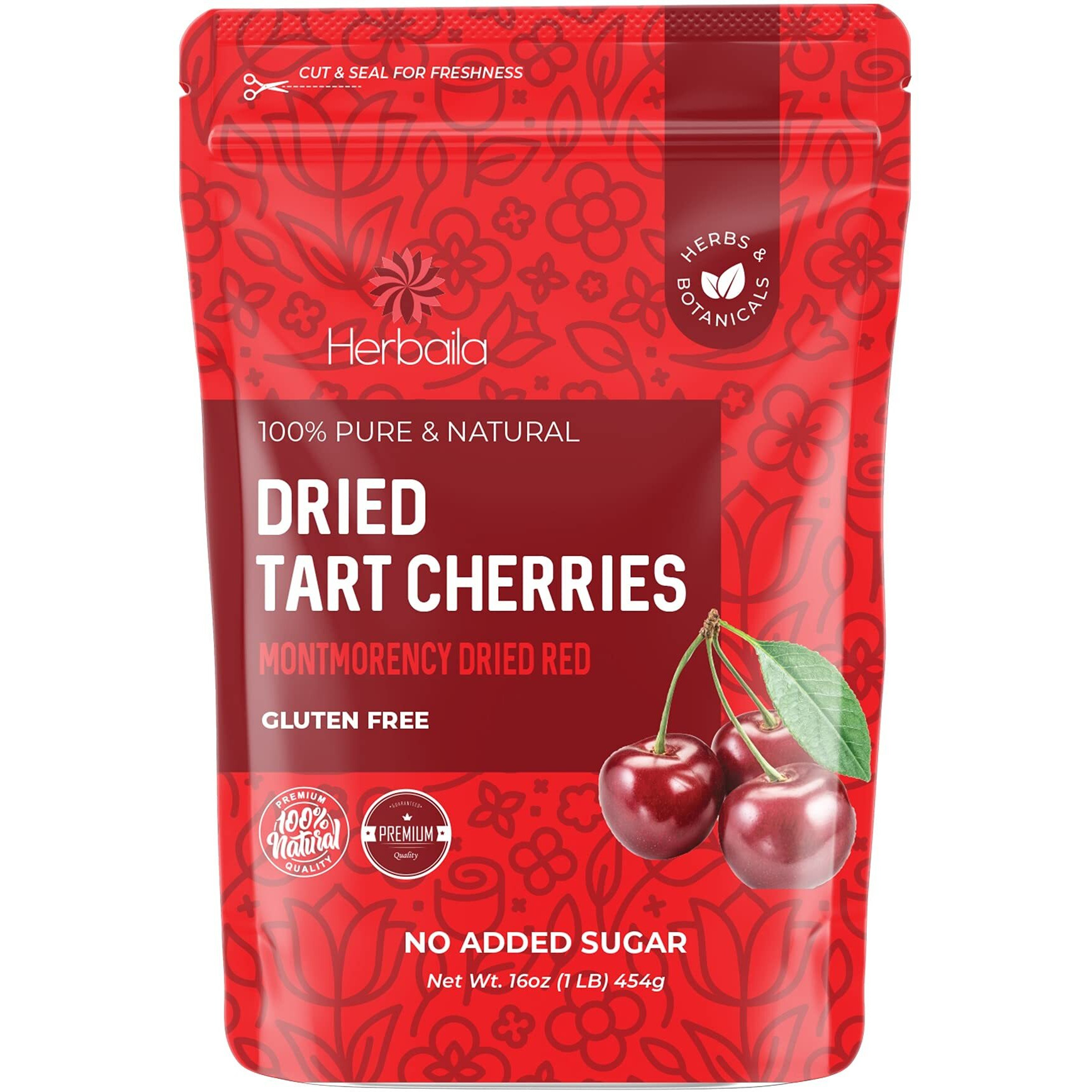 Dried Cherries Tart Cherry, Montmorency Tart Cherries, Dried Sour Cherries Fresh, Montmorency Dried Tart Cherries, Dried Cherries, All-Natural Whole Sour Cherry (1Lb)