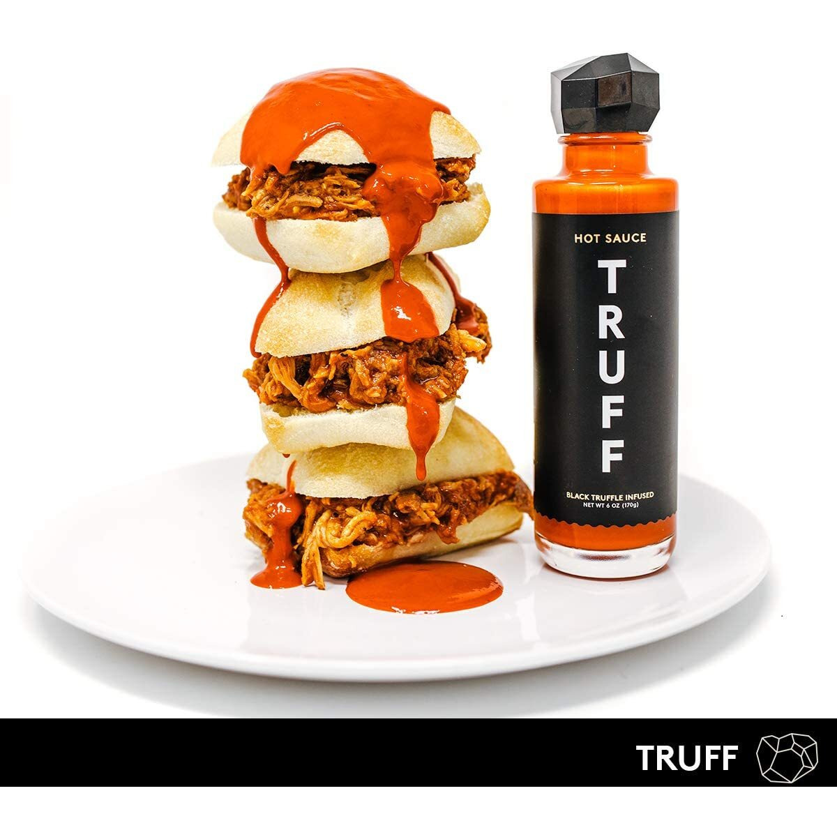 Truff Original Black Truffle Hot Sauce, Gourmet Hot Sauce With Ripe Chili Peppers, Black Truffle Oil, Organic Agave Nectar, Unique Flavor Experience In A Bottle, 6 Oz.