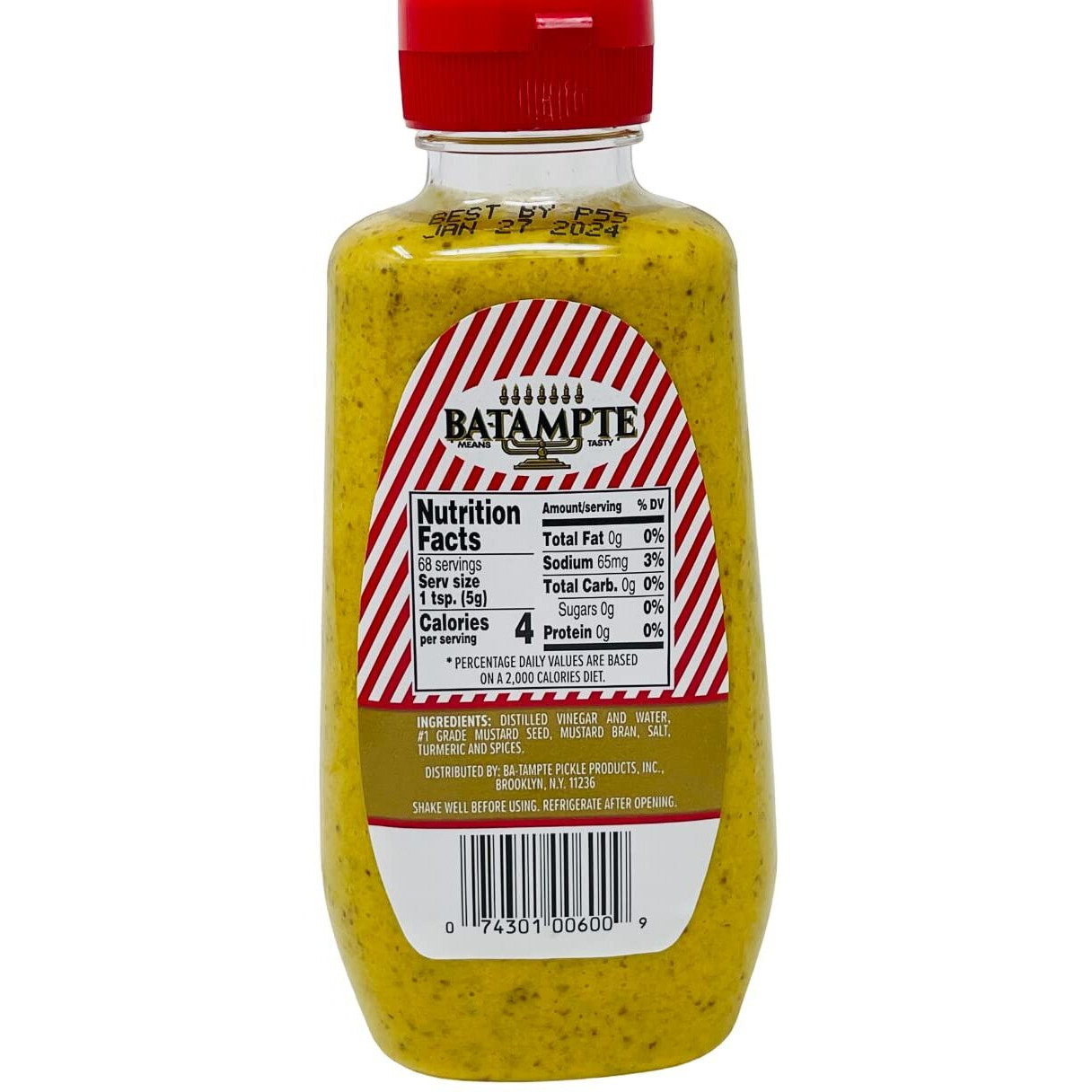 Ba Tampte Mustard, 12 Ounce (Pack Of 2)