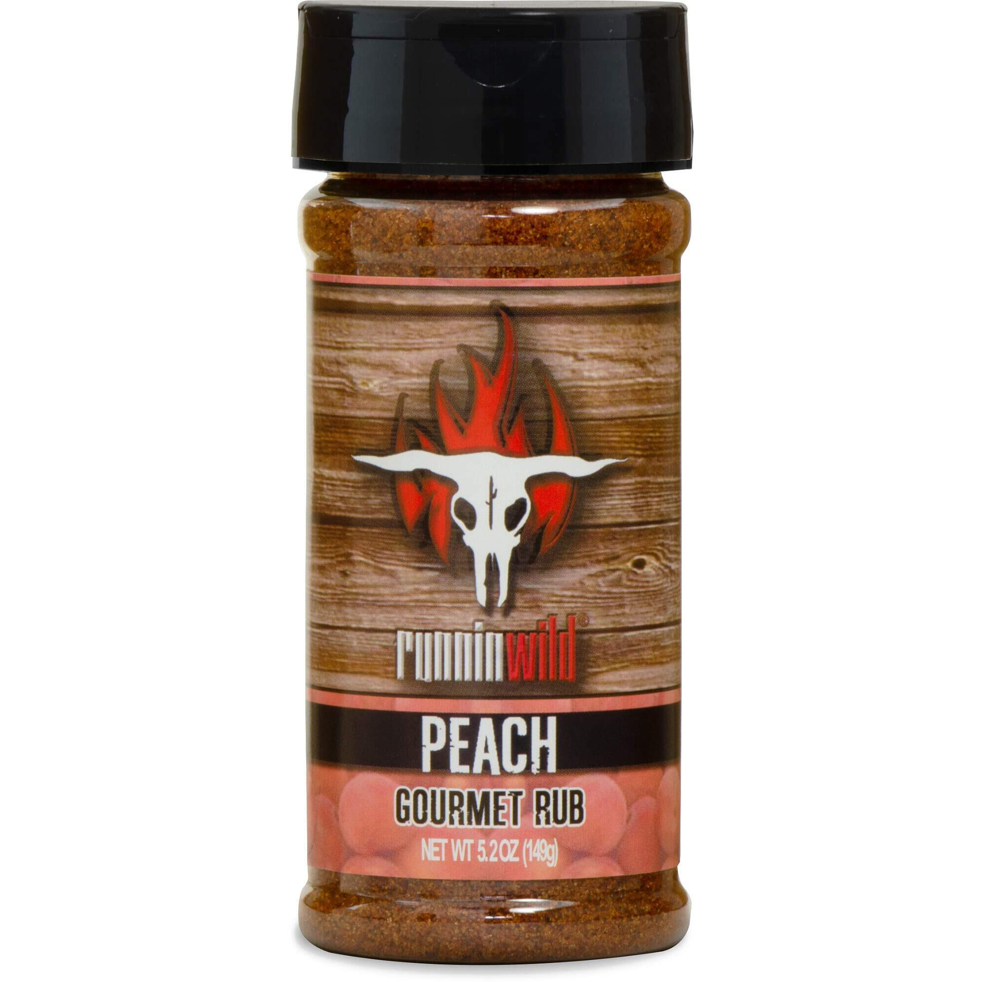 Gourmet Bbq Peach Rub Seasoning | Runnin' Wild Foods, 5.2 Ounces