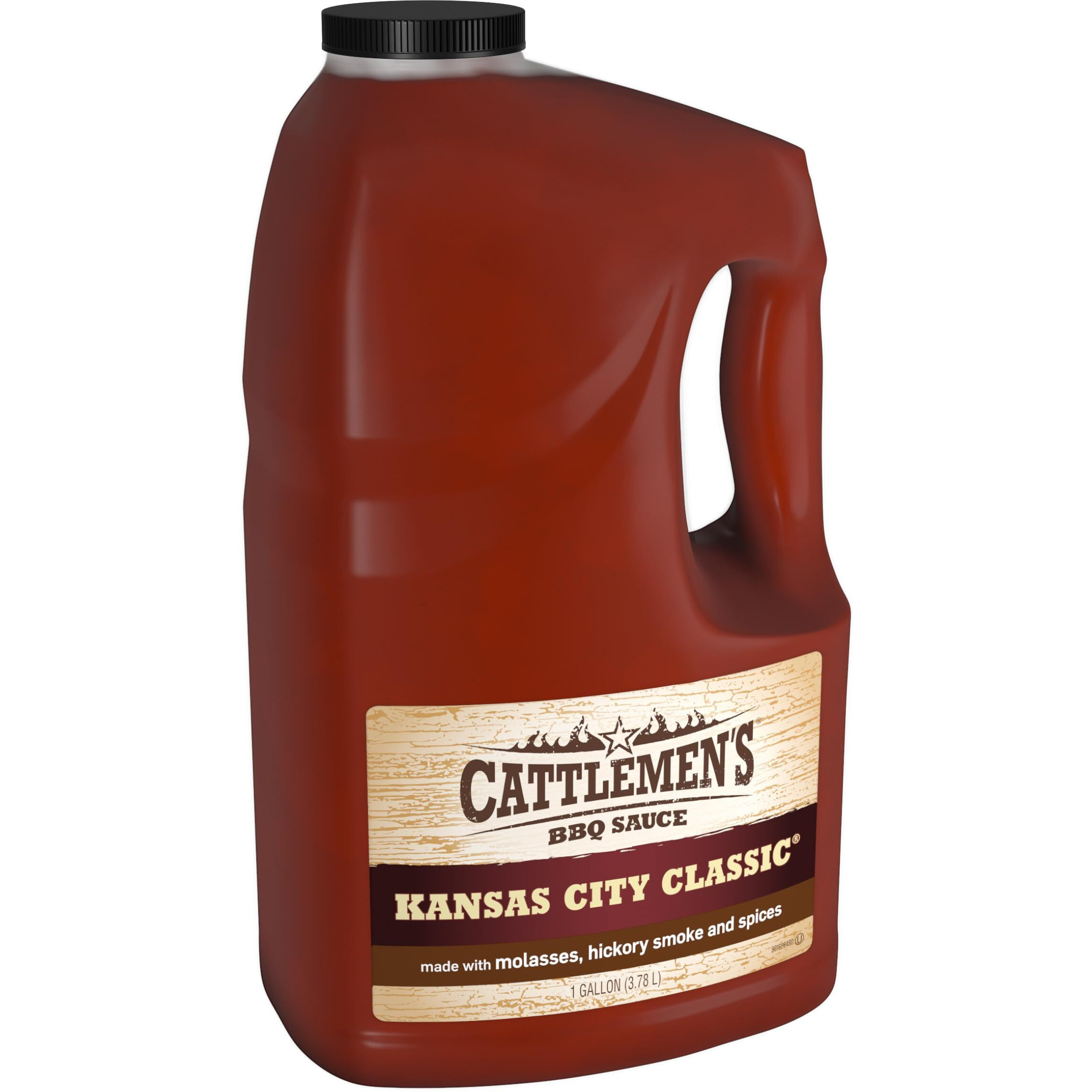Cattlemen's Kansas City Classic Bbq Sauce, 1 Gal - One Gallon Jug Of Kansas City Barbecue Sauce, Perfect Tangy, Sweet Flavor For Pork, Wings, Chicken And More
