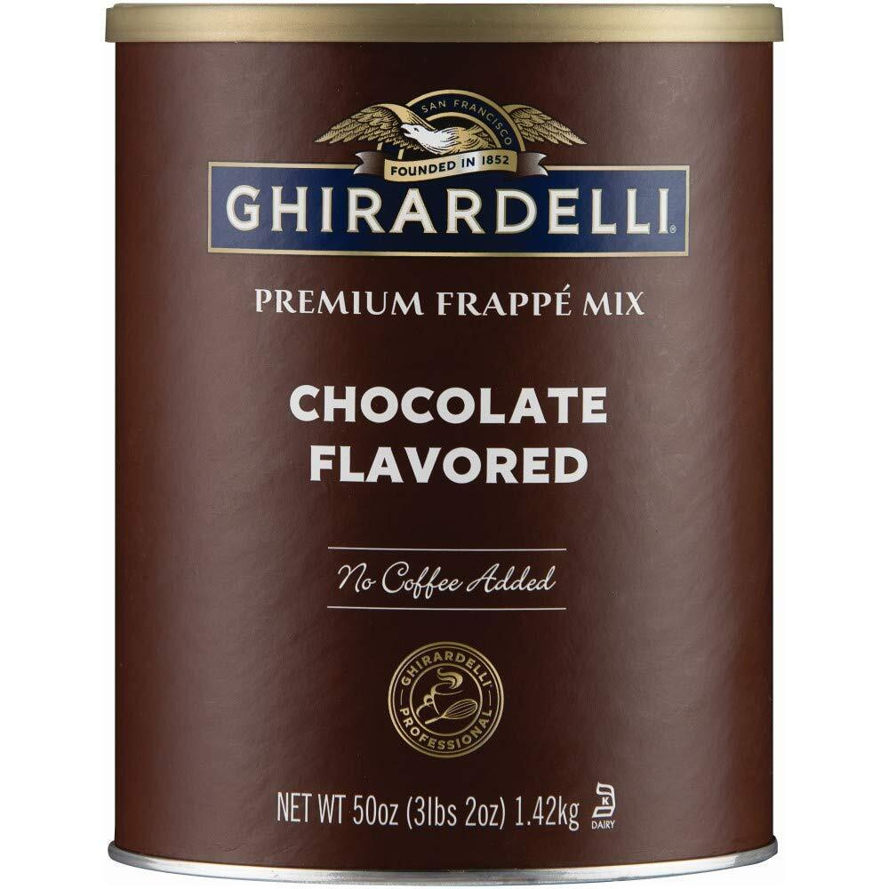 Ghirardelli Chocolate Frappe, Double Chocolate, 50-Ounce Can