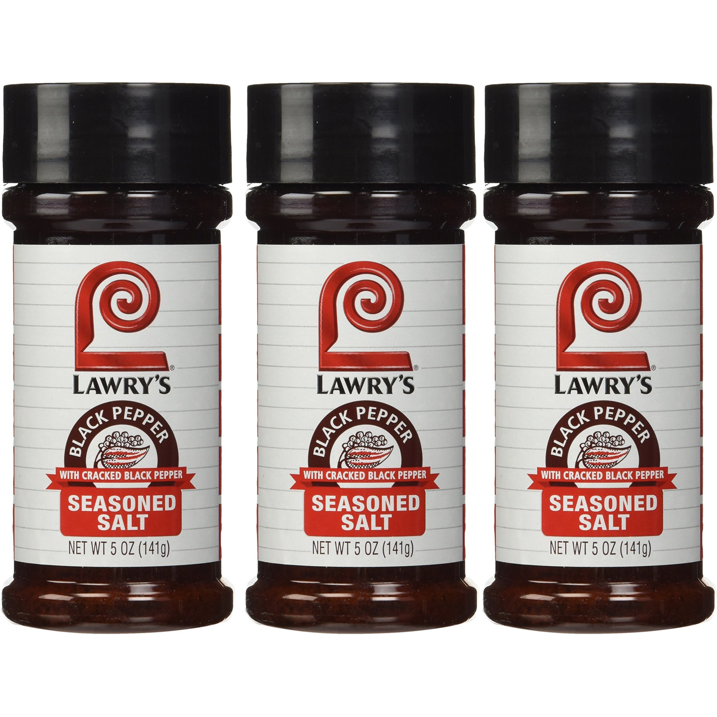 Lawry's Seasoned Salt Black Pepper, 5 Ounce (Pack Of 3)