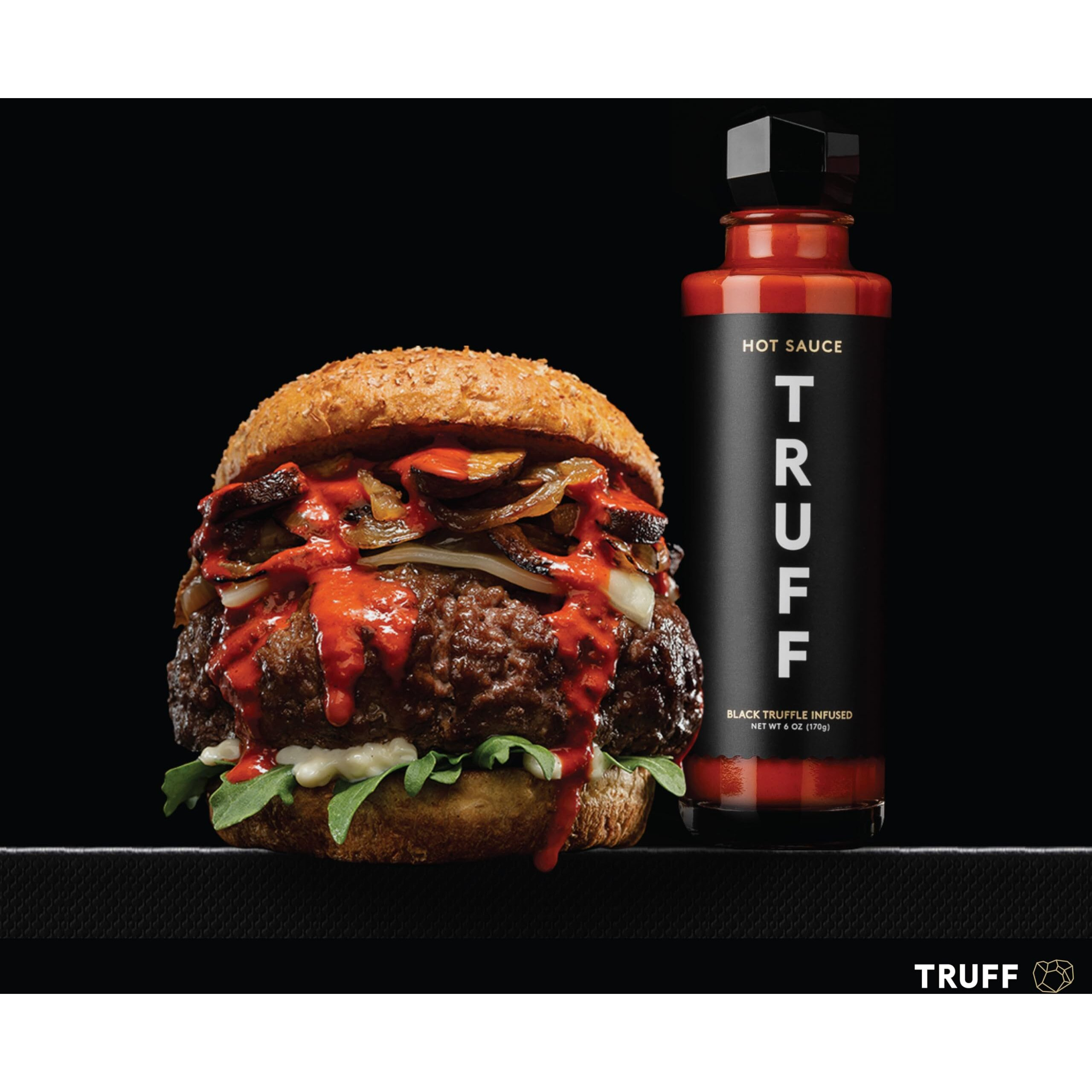Truff Hot Sauce, Gourmet Hot Sauce With Ripe Chili Peppers, Black Truffle, Organic Agave Nectar, An Ultra Unique Flavor Experience In A 6 Oz Bottle (2 Pack)