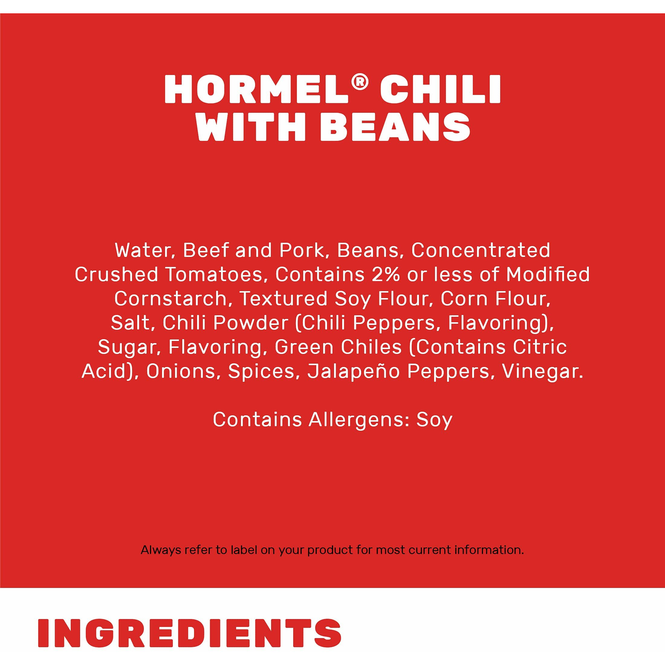 Hormel Chili With Beans 15 Oz (8 Pack)