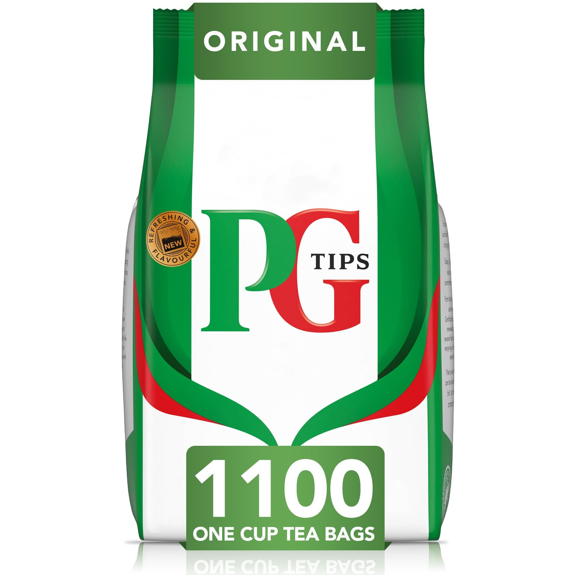Pg Tips One Cup Pyramid Tea Bags (Pack Of 1, Total 1100 Tea Bags)