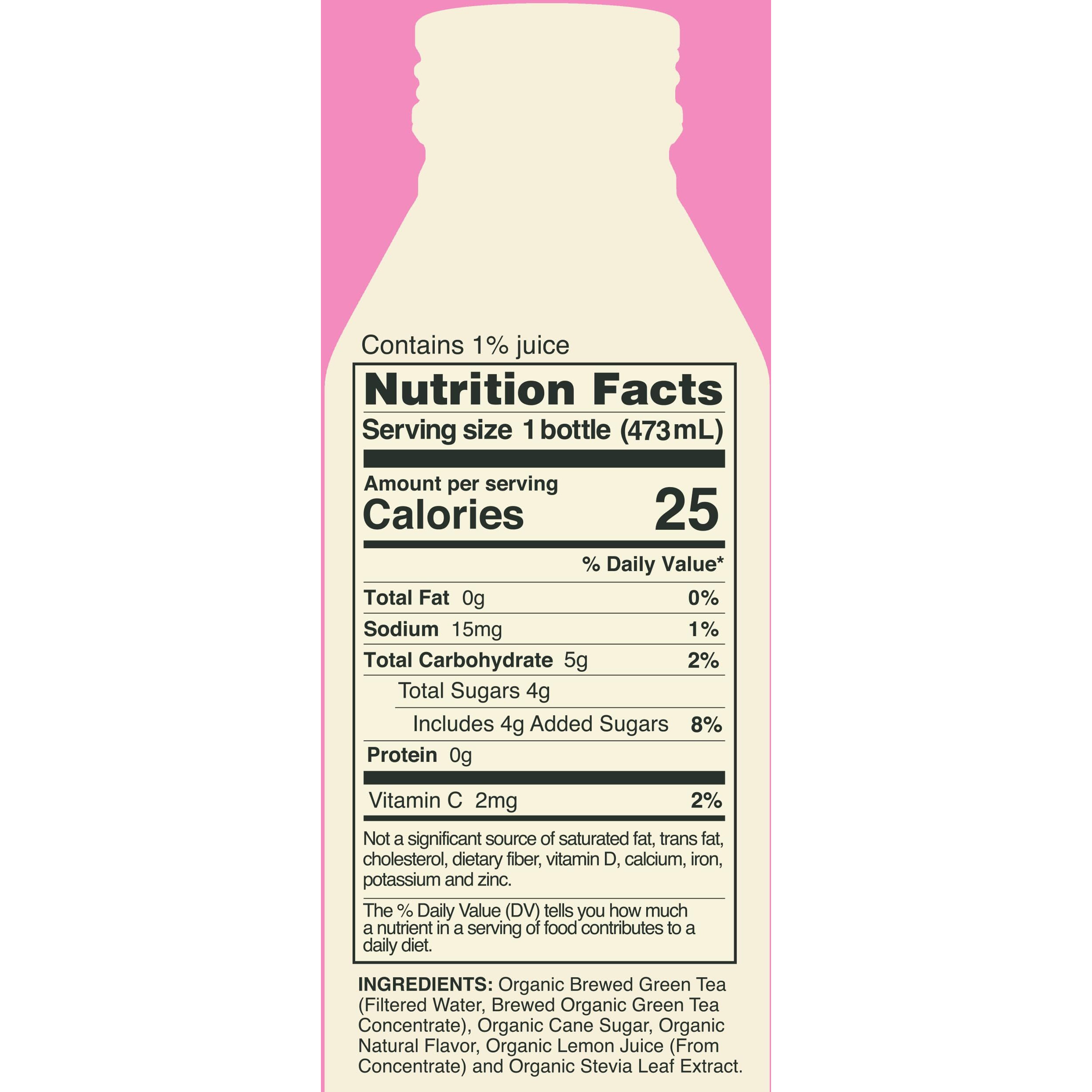 Saint James Iced Tea - Organic Green Tea - Non Gmo, Gluten Free, Low Calorie & Low Sugar - Passion Fruit & Peach, 12 Pack (16 Fl Oz Each)