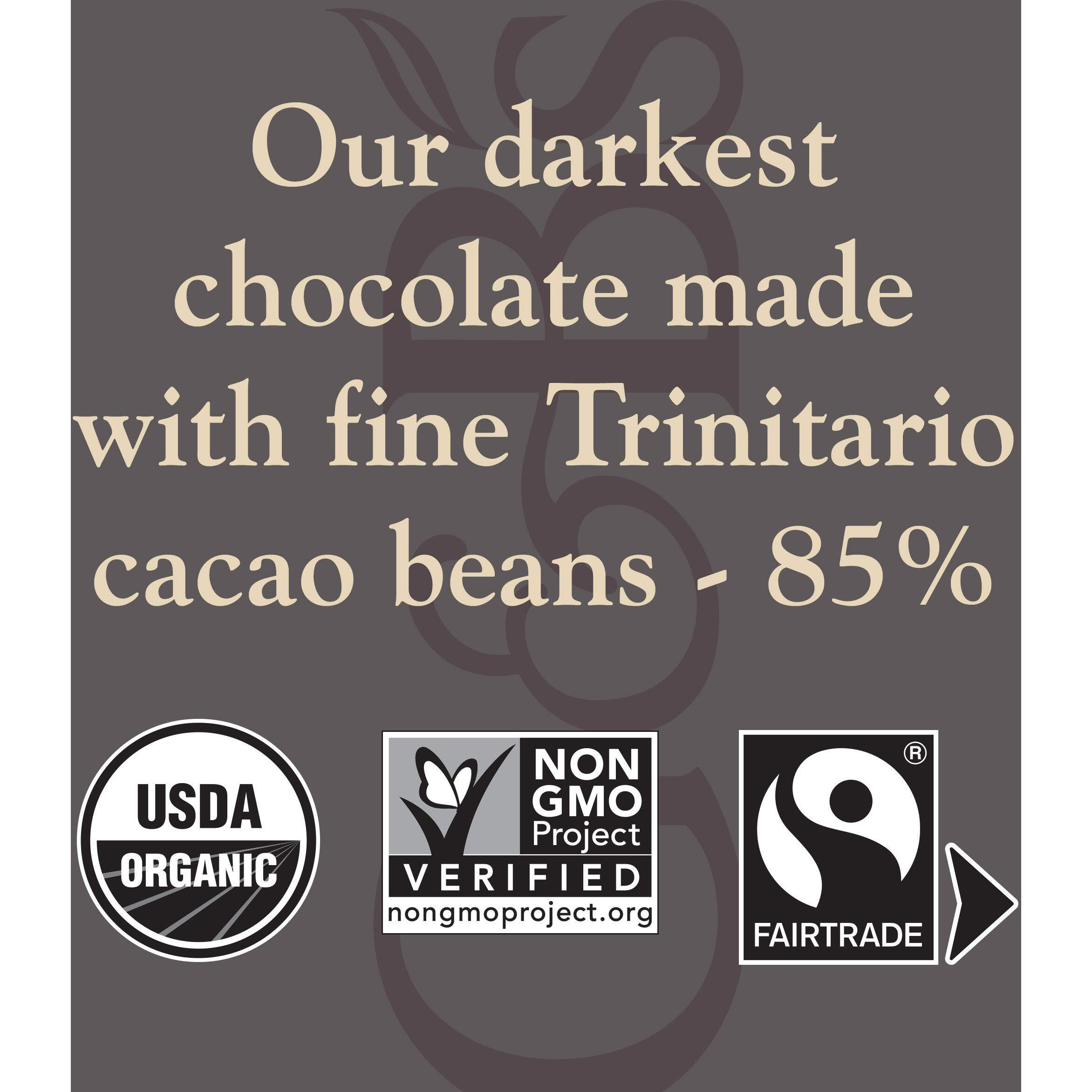 Green & Black's Organic Dark Chocolate Bar, 85% Cacao, 10 - 3.17 Oz Bars