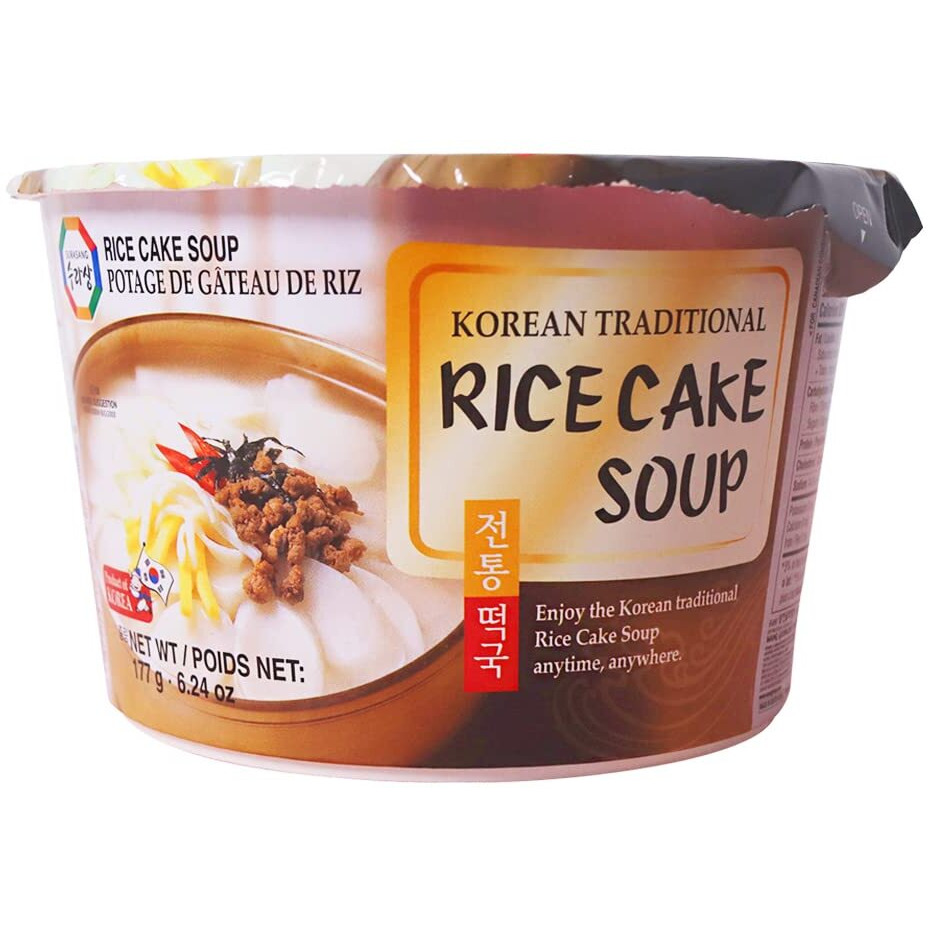Surasang Tteokguk, Korean Rice Cake Soup, Simple And Nourishing New Year's Soup 6.3 Ounce, Pack Of 6