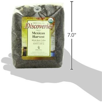 First Colony Organic Whole Bean Coffee, Mexican Harvest, 24-Ounce