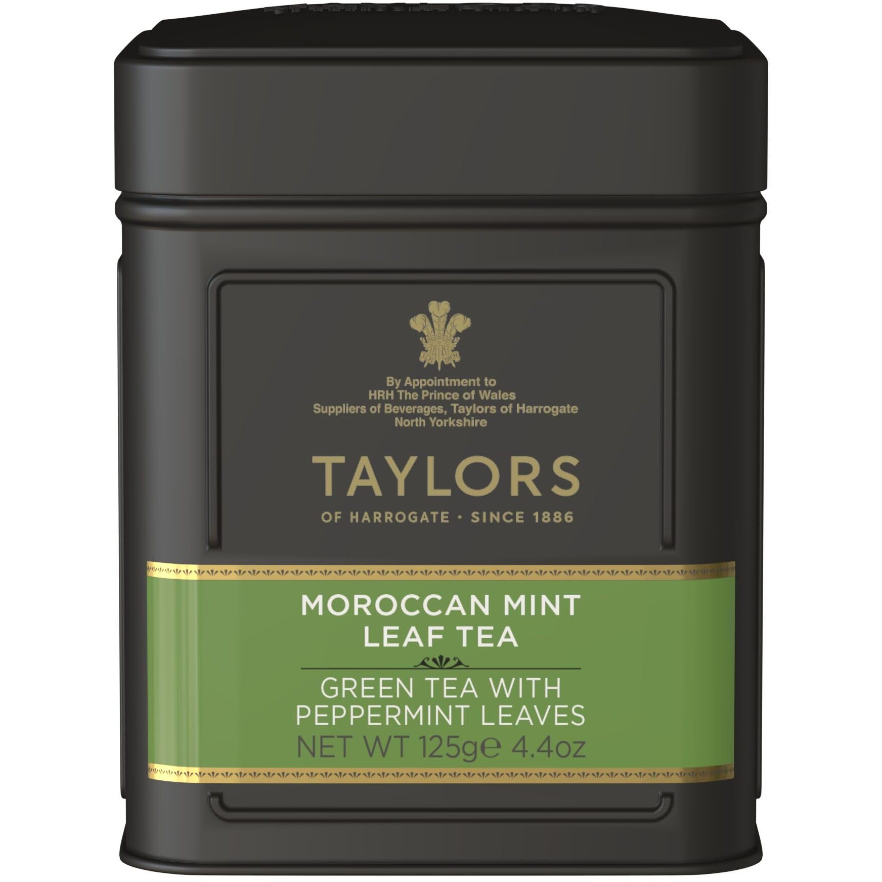 Taylors Of Harrogate Moroccan Mint Green Tea Loose Leaf, 4.41 Ounce Tin