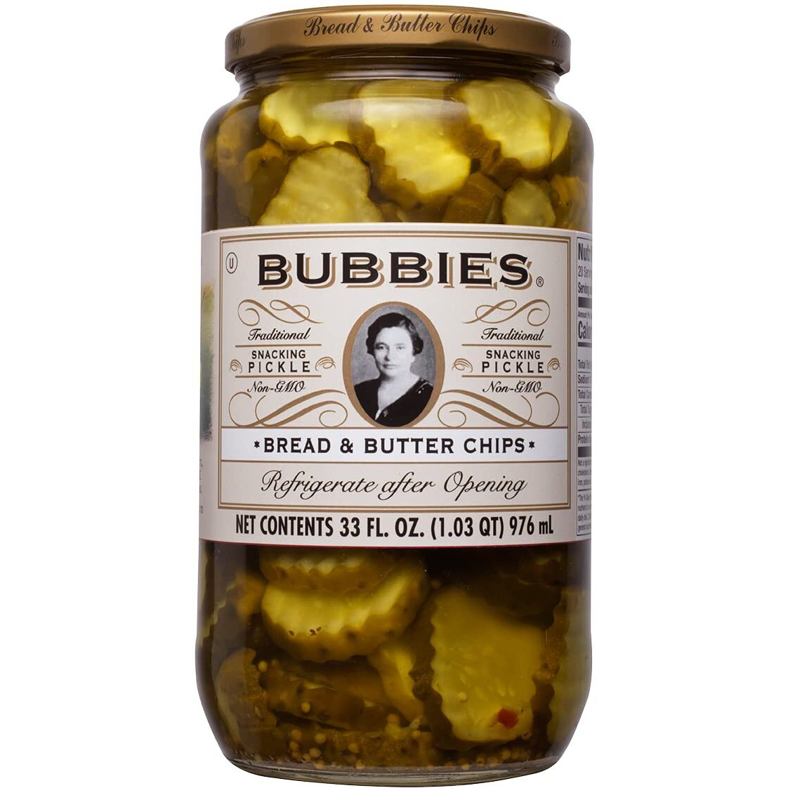 Bubbies Chips, Bread & Butter 33 Fl Oz(Pack Of 2)