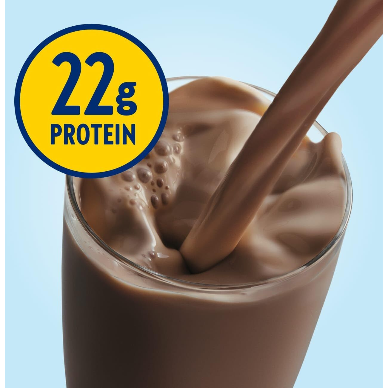 Glucerna Hunger Smart Powder, Diabetic Drink To Support Blood Sugar Management, 22G Protein, 130 Calories, Classic Chocolate, 22.3-Oz Tub, 2 Count