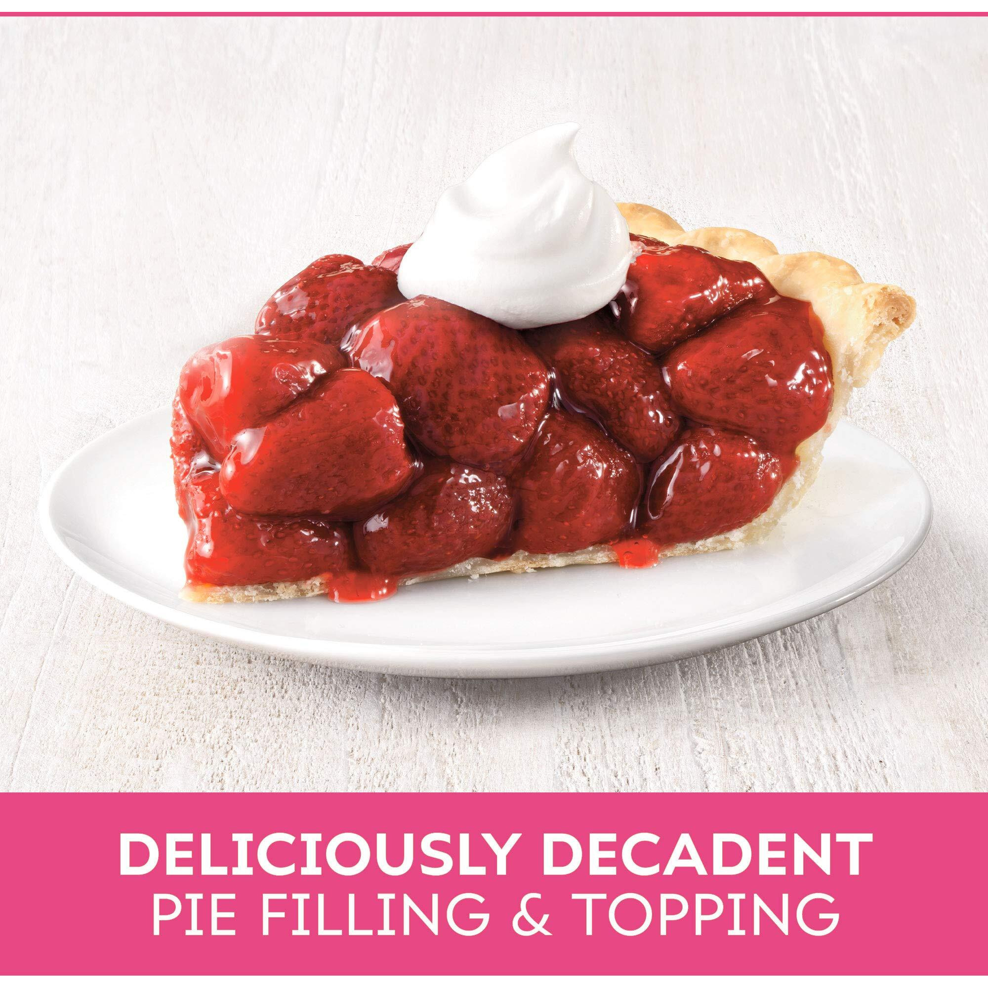 Duncan Hines Comstock Premium Pie Filling & Topping, Strawberry, 21 Ounce (Pack Of 8)