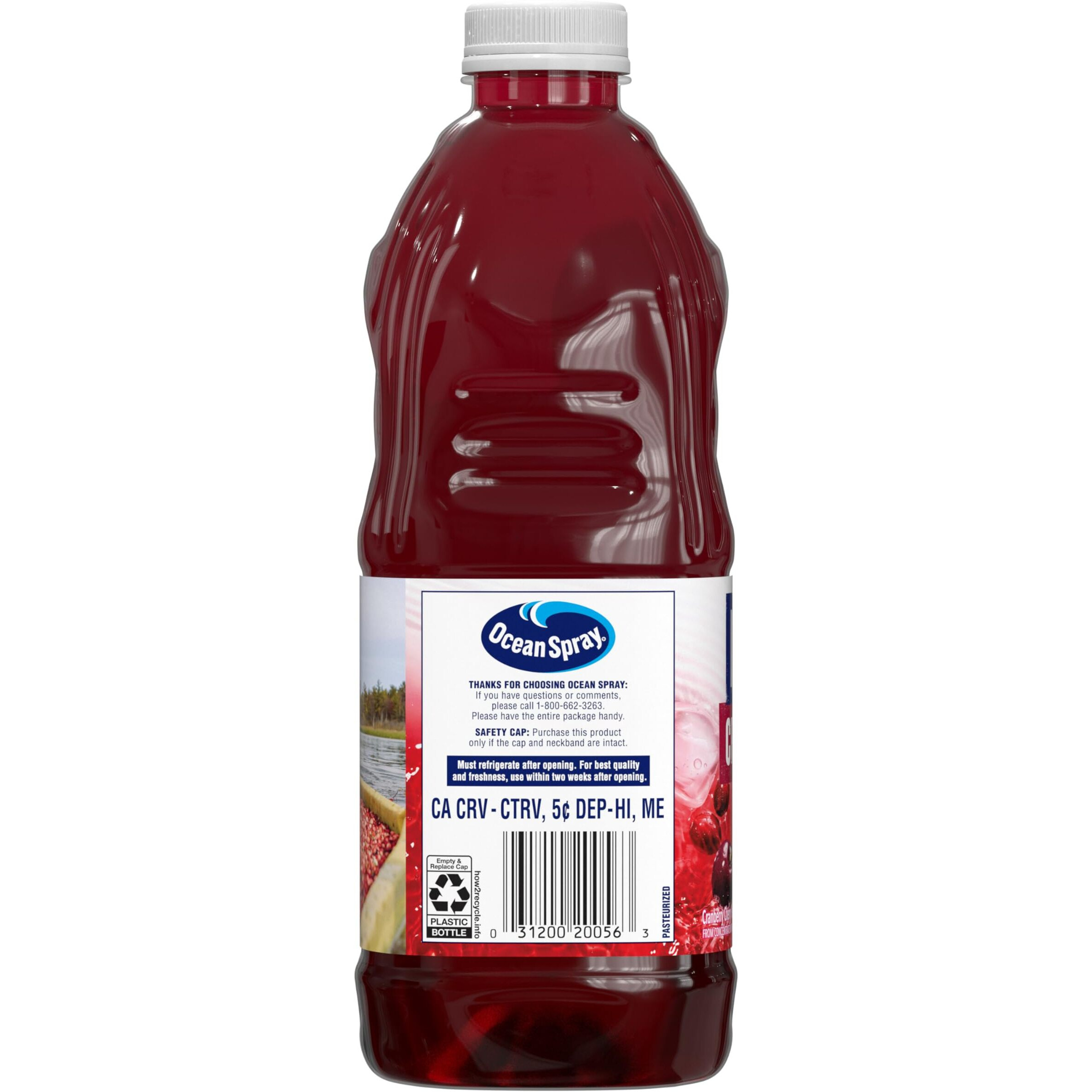 Ocean Spray Diet Cran-Cherry Cranberry Cherry Juice Drin, 64 Fl Oz Bottle (Pack Of 8)